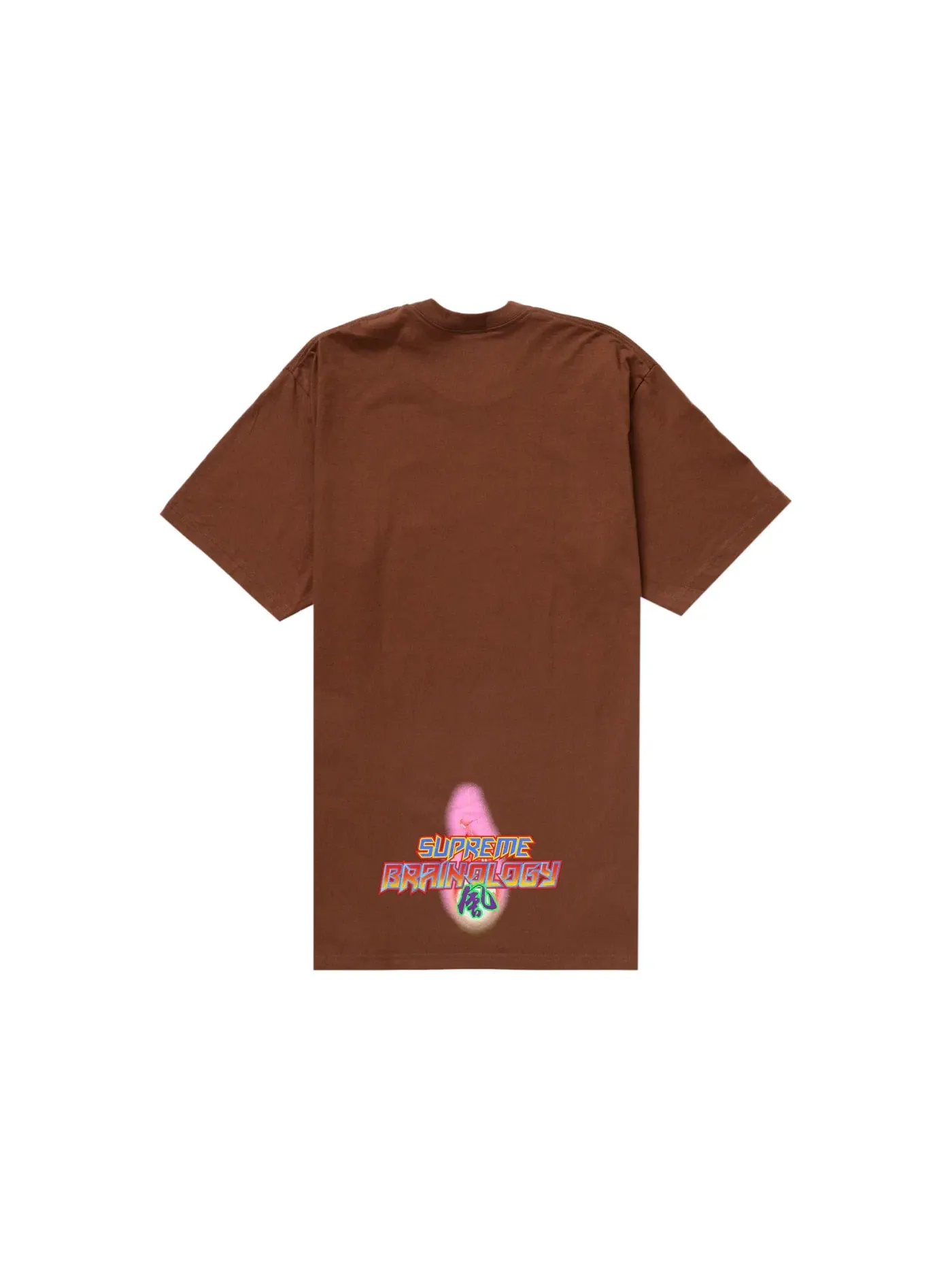Мужская футболка с принтом Supreme Tee — изображение 2 из 2, коричневый