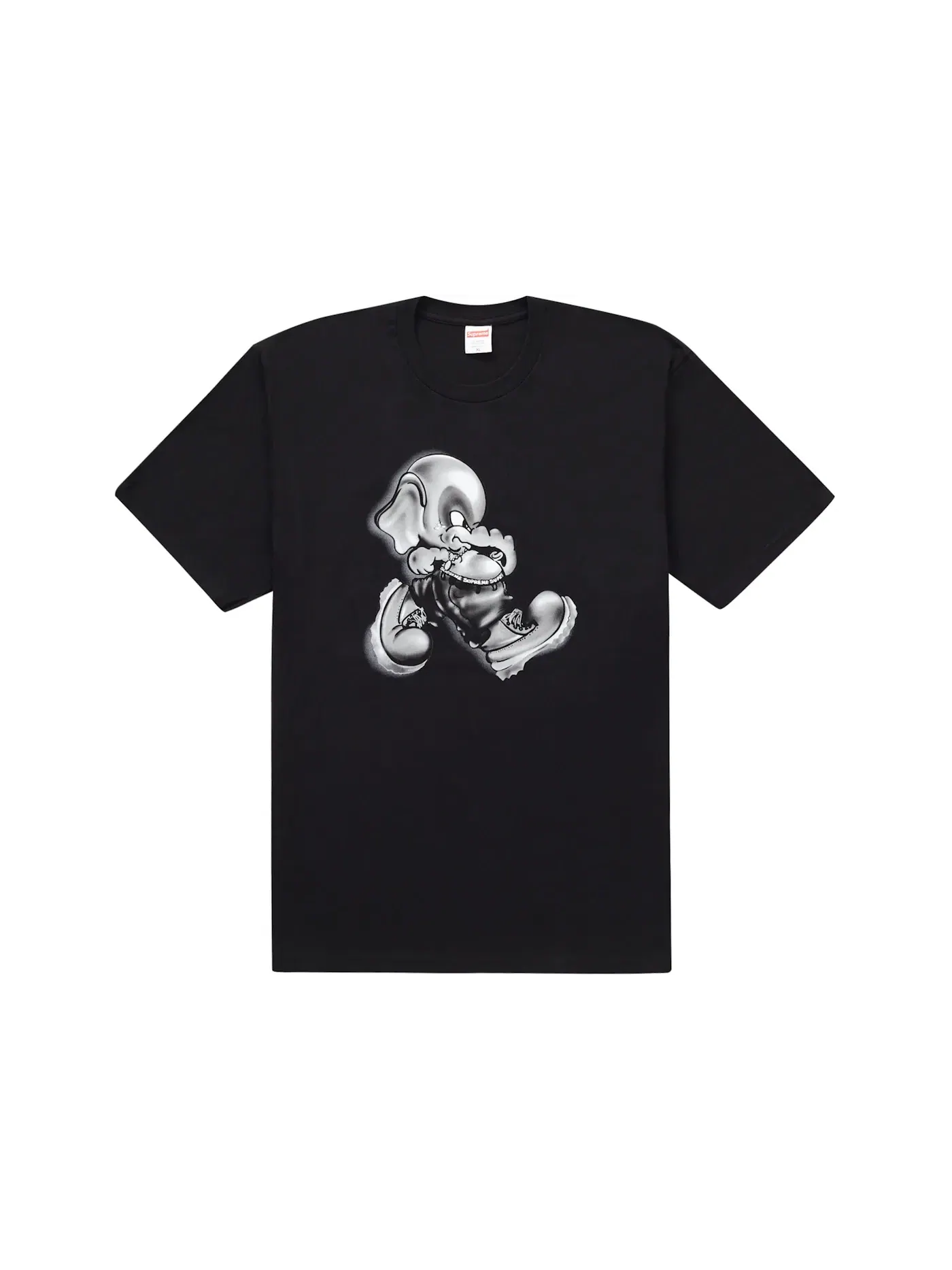 Мужская футболка с принтом Supreme Tee (FW22) — изображение 1 из 1, черный