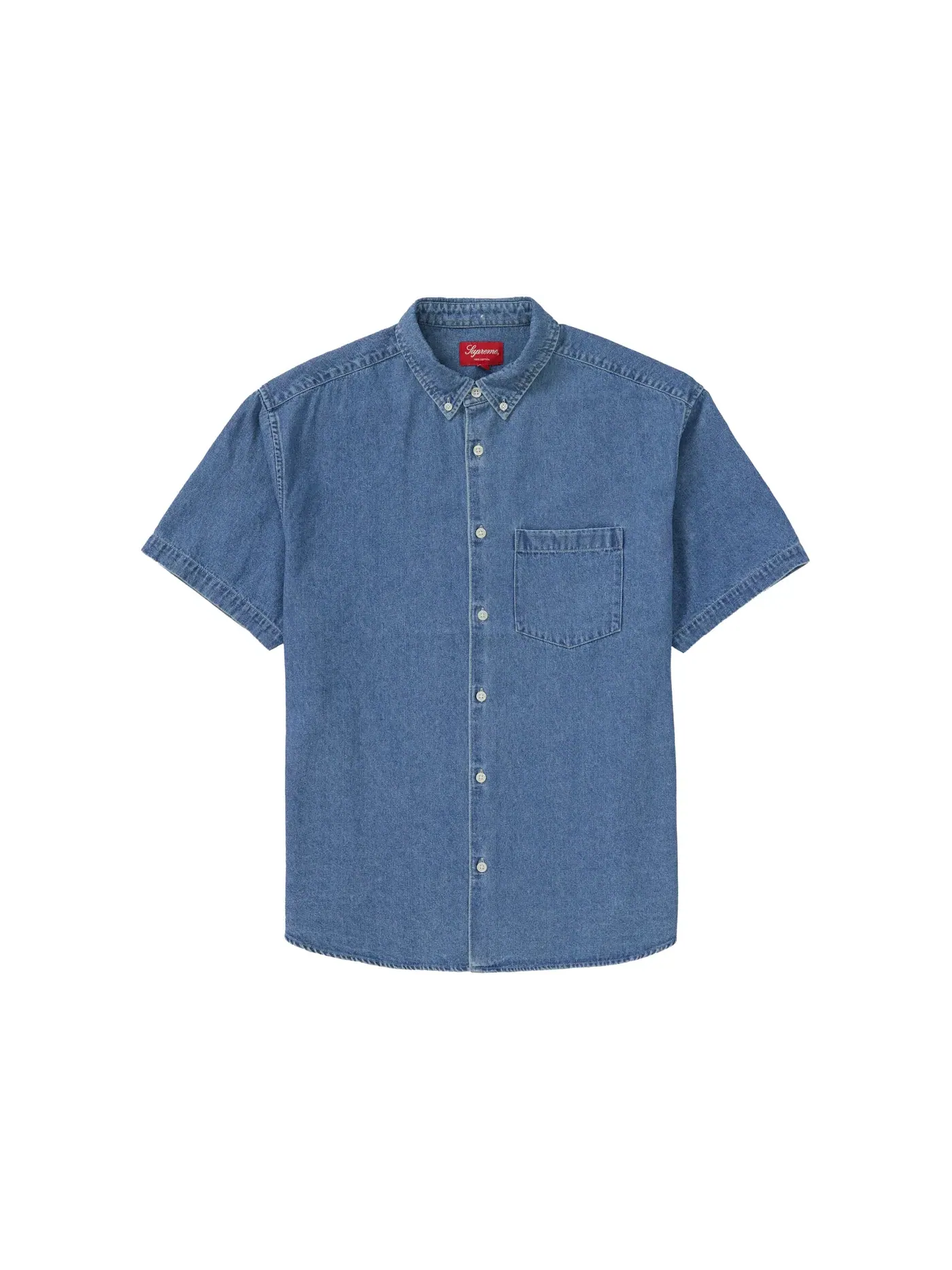 Мужская рубашка с тиснением Supreme Shirt — изображение 1 из 2, синий