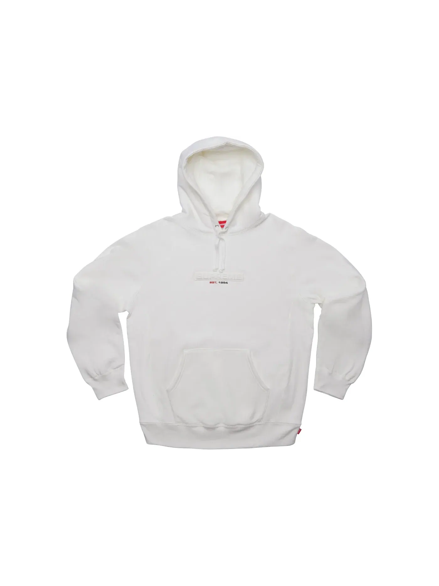 Мужская худи с принтом Supreme Sweatshirt (SS18) — изображение 1 из 1, белый