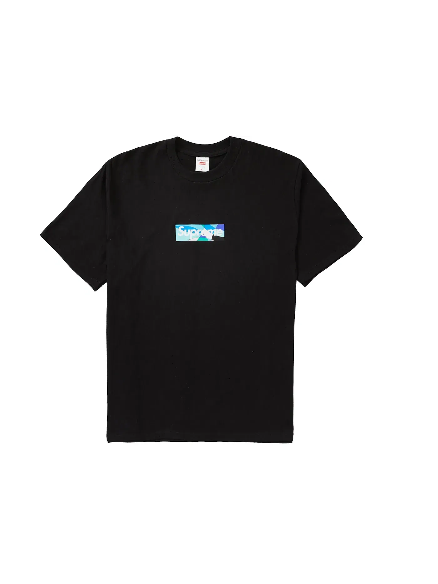 Мужская футболка с принтом Supreme Emilio Pucci Tee — изображение 1 из 1, черный/синий