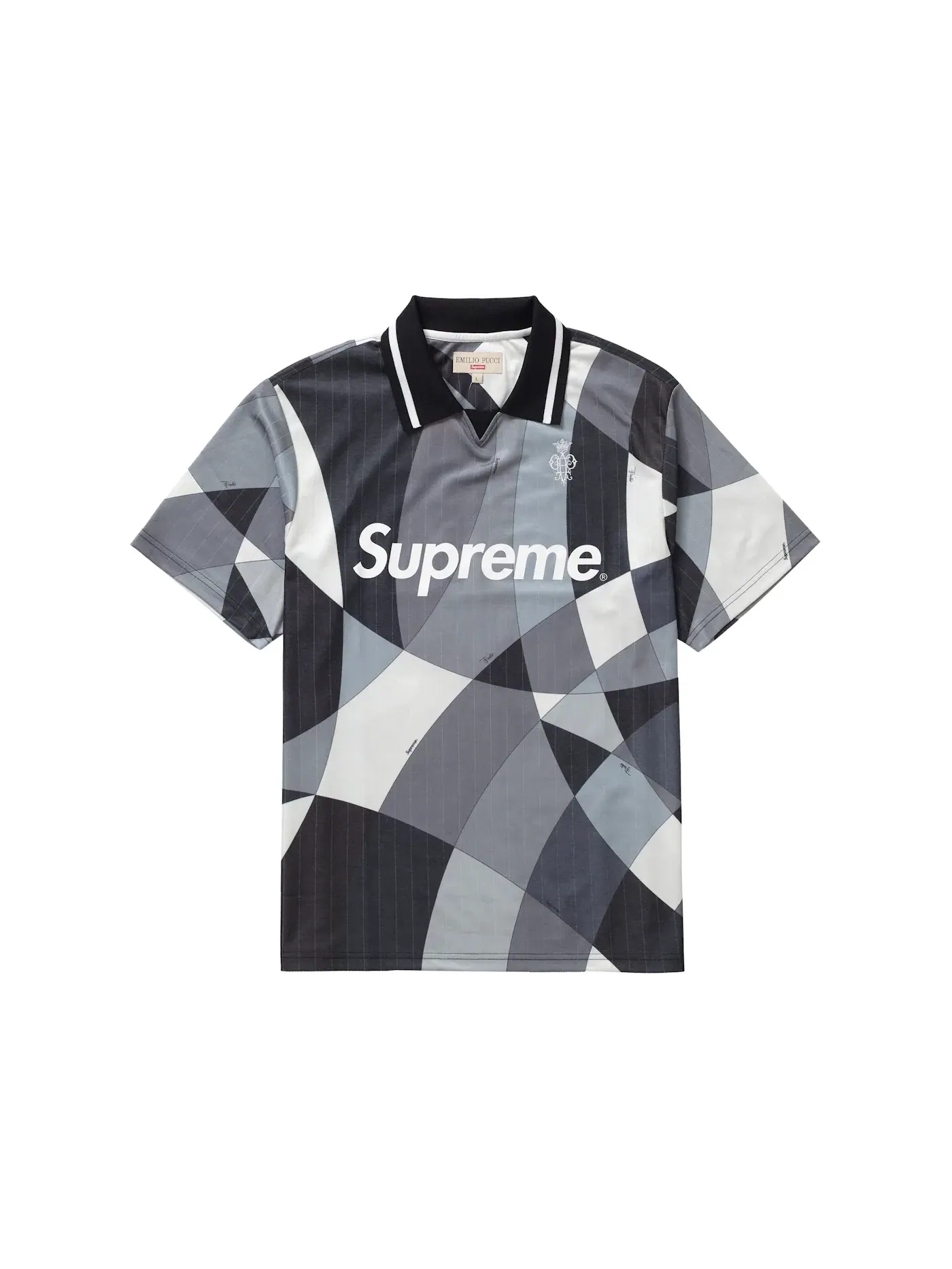 Мужская футболка с принтом Jersey Supreme — изображение 1 из 2, черный