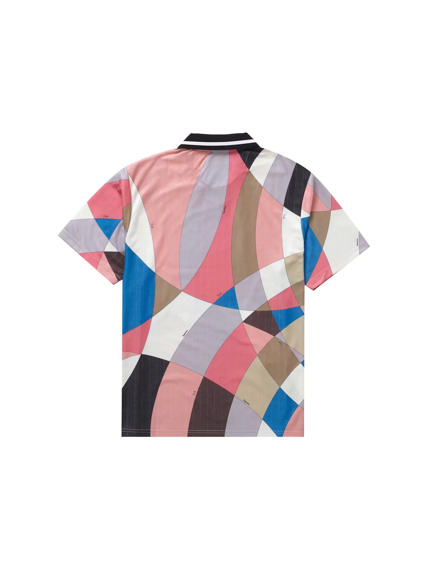 Мужская футбольная джерси с принтом Emilio Pucci Jersey Supreme — изображение 2 из 2, розовый