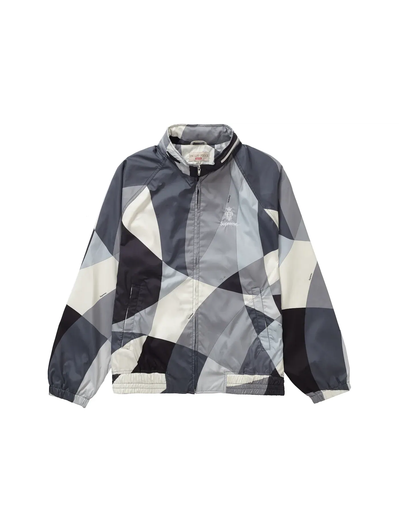 Мужская куртка с принтом Emilio Pucci Sport Jacket Supreme — изображение 2 из 3, черный