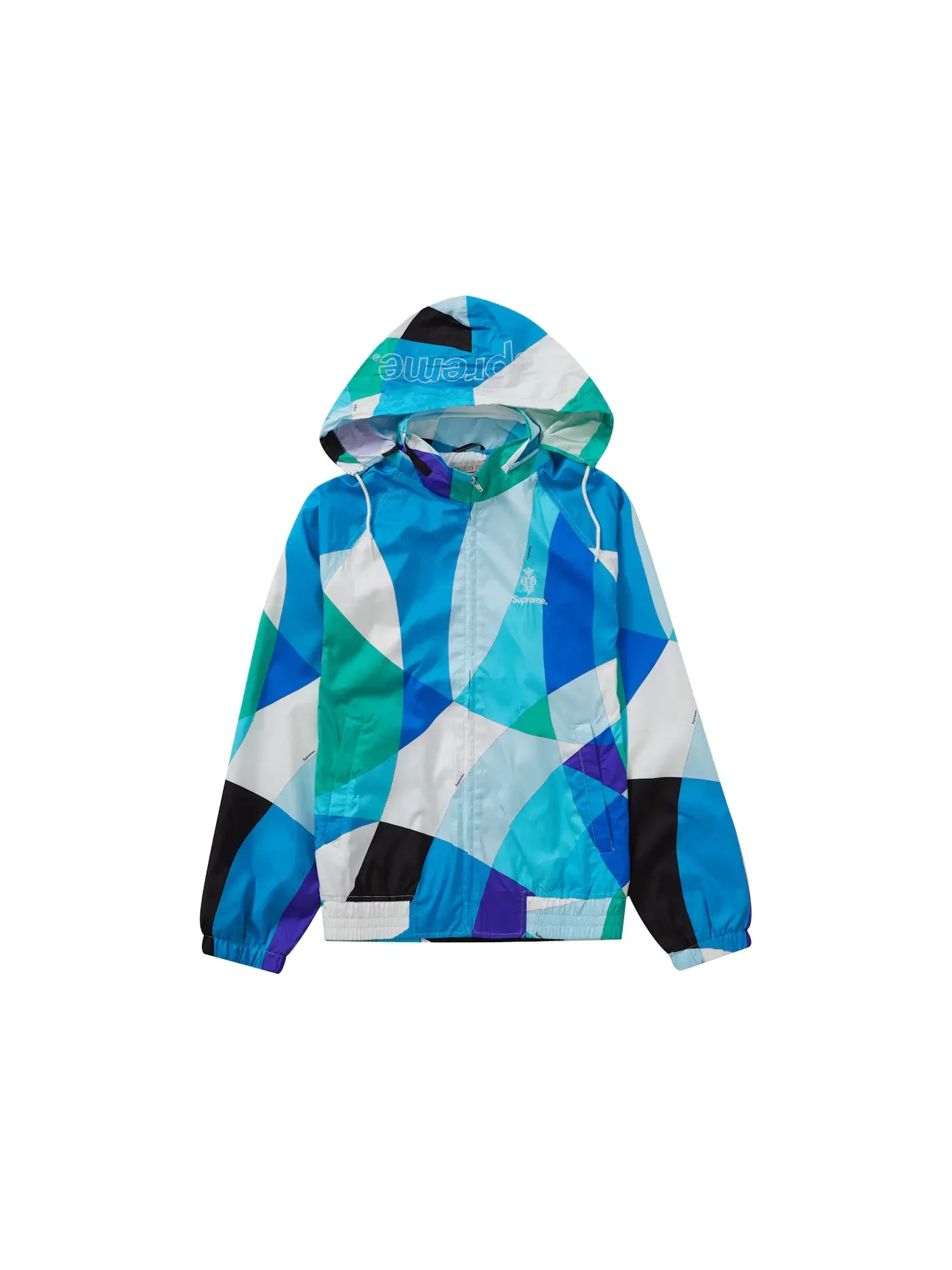Мужская куртка с принтом Supreme Emilio Pucci Sport Jacket — изображение 1 из 3, синий