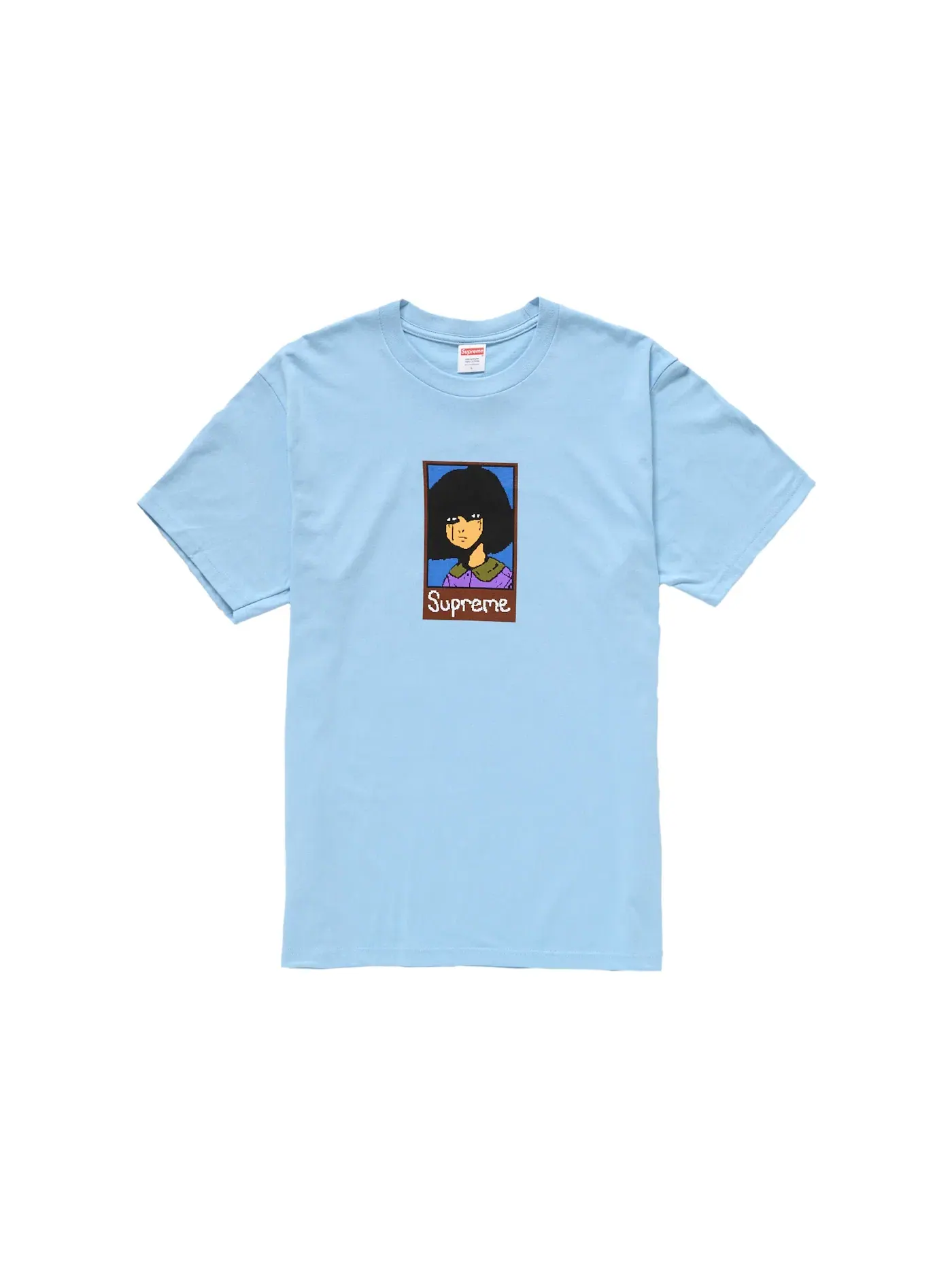 Мужская футболка с принтом Tee Supreme — изображение 1 из 1, синий