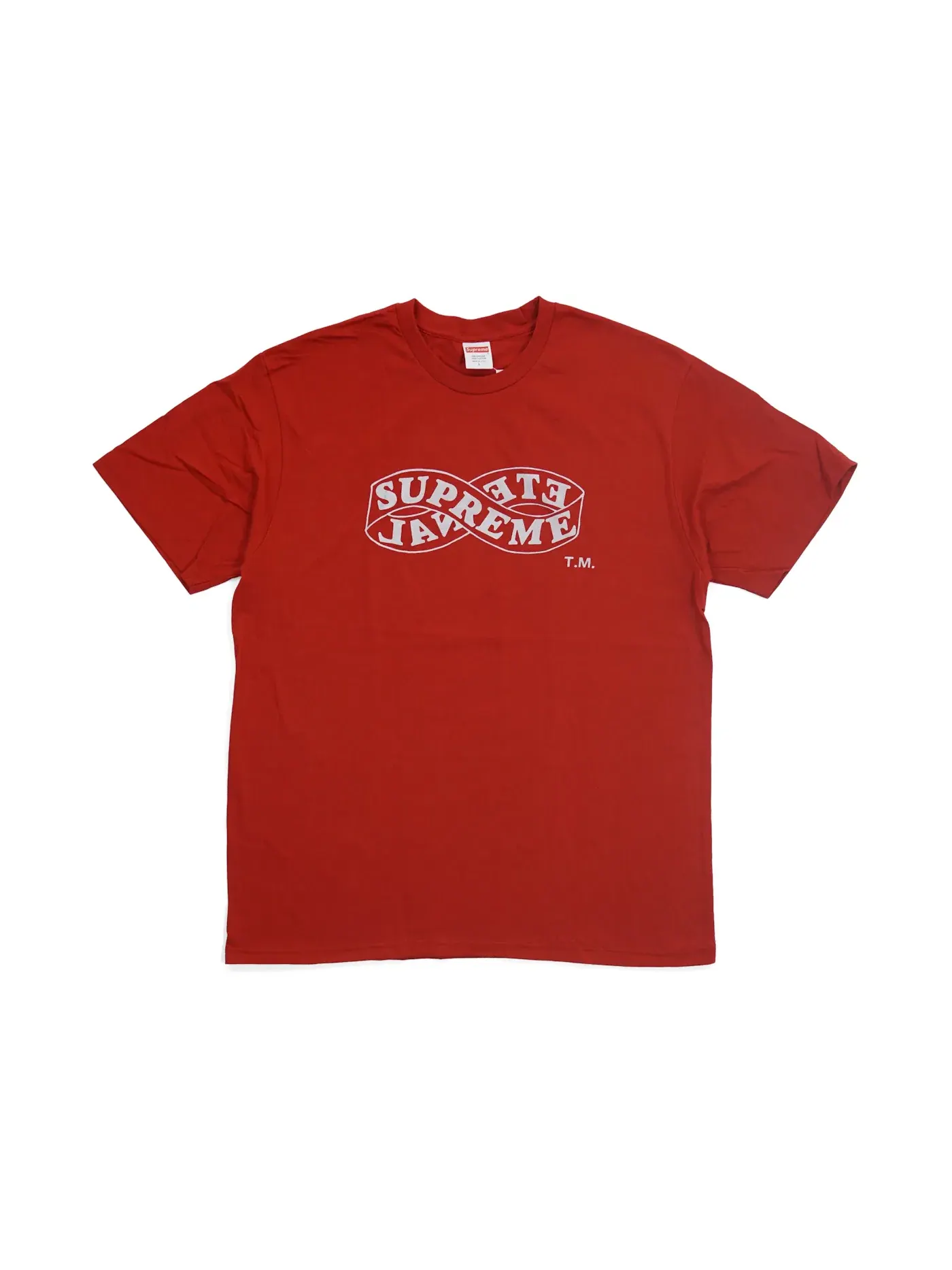 Мужская футболка Supreme Eternal Tee FW18 — изображение 1 из 1, красный