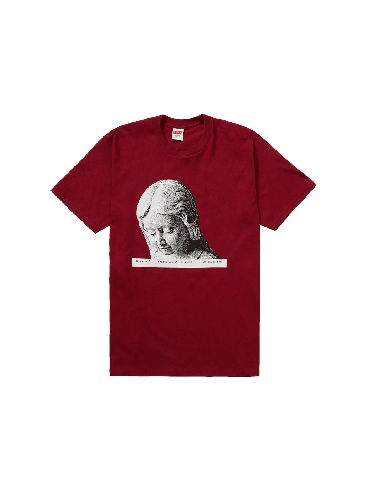 Мужская футболка Supreme Cardinal — изображение 1 из 1