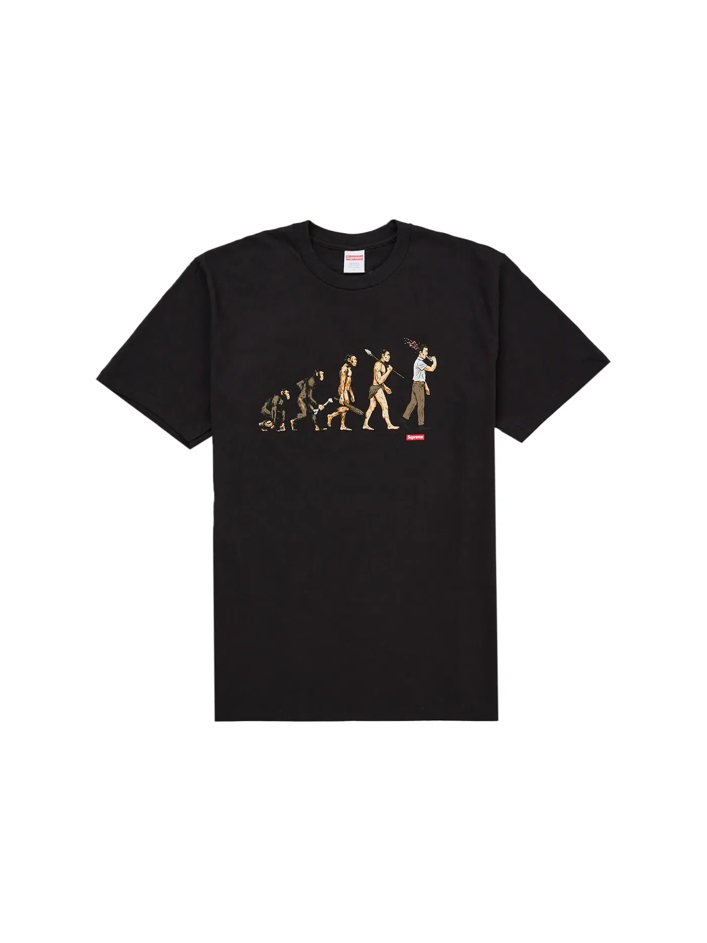 Мужская футболка с принтом Supreme Tee — изображение 1 из 1, черный