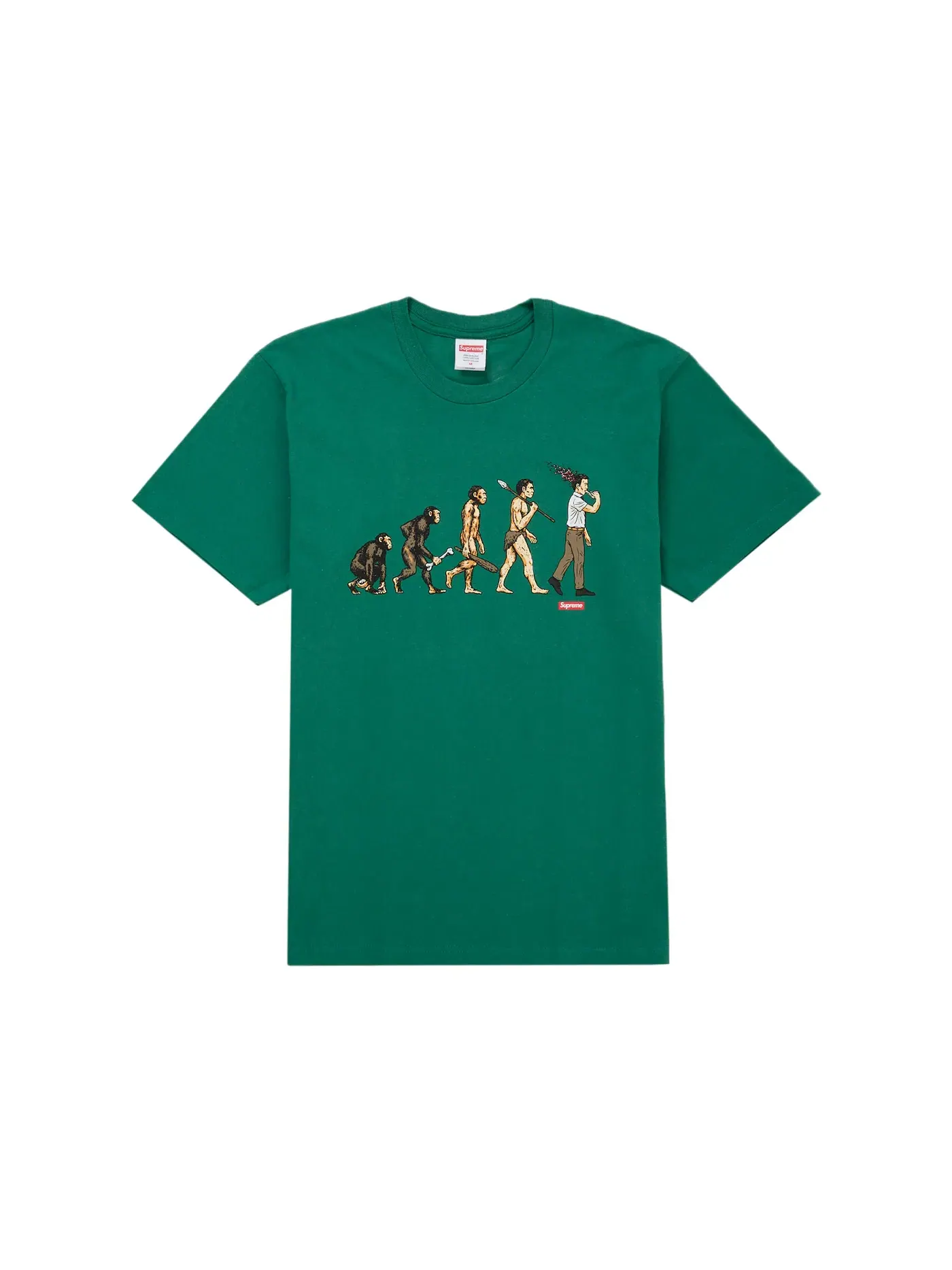 Мужская футболка с принтом Supreme Tee — изображение 1 из 1, папоротник
