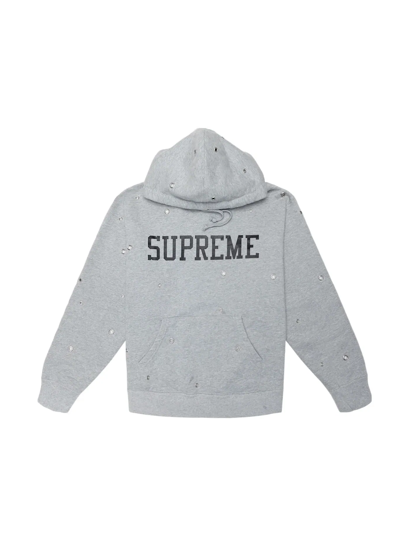 Мужской свитшот с капюшоном на молнии Supreme Sweatshirt — изображение 1 из 1, серый
