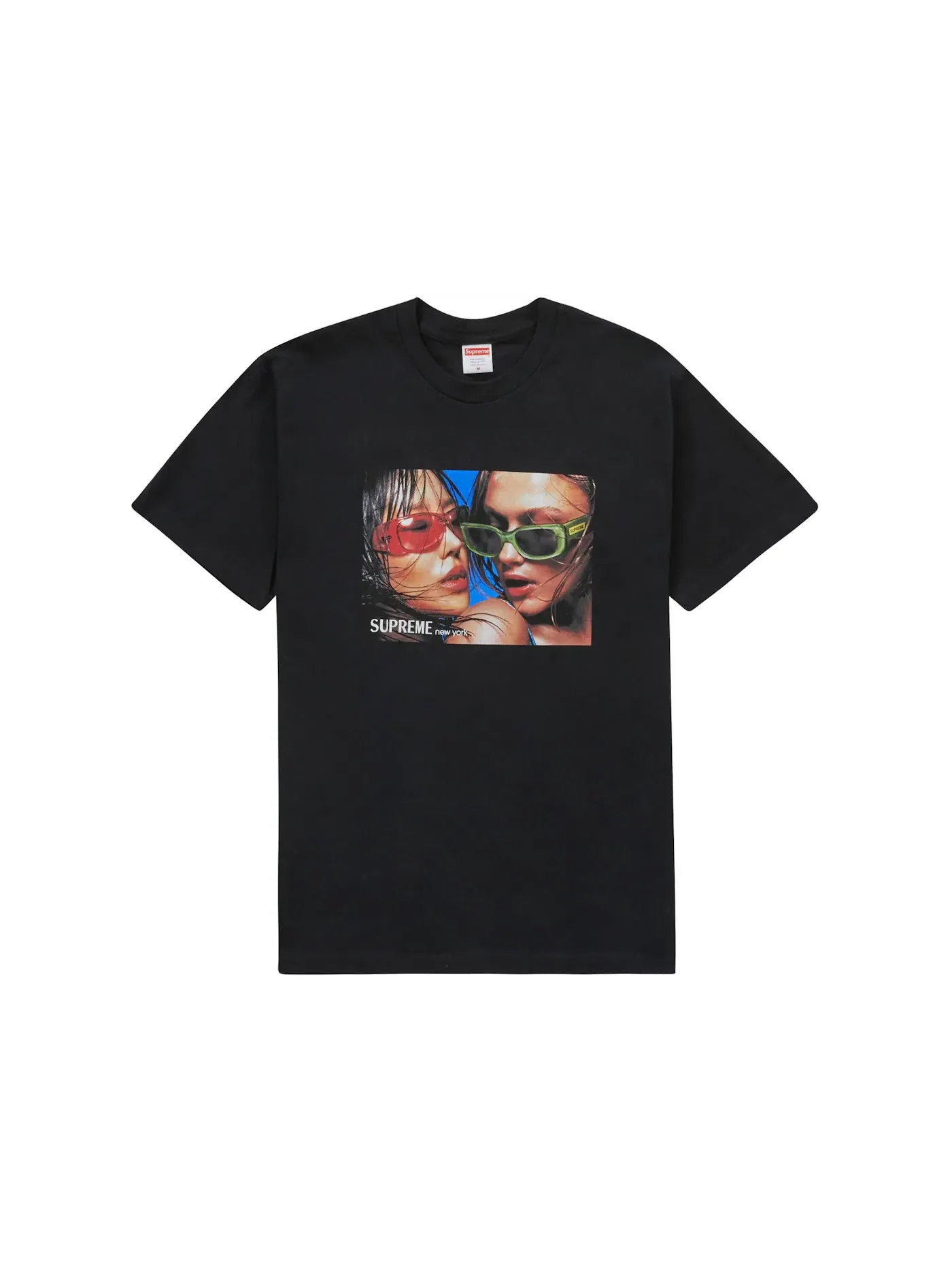 Мужская футболка с принтом Supreme Tee — изображение 1 из 1, черный