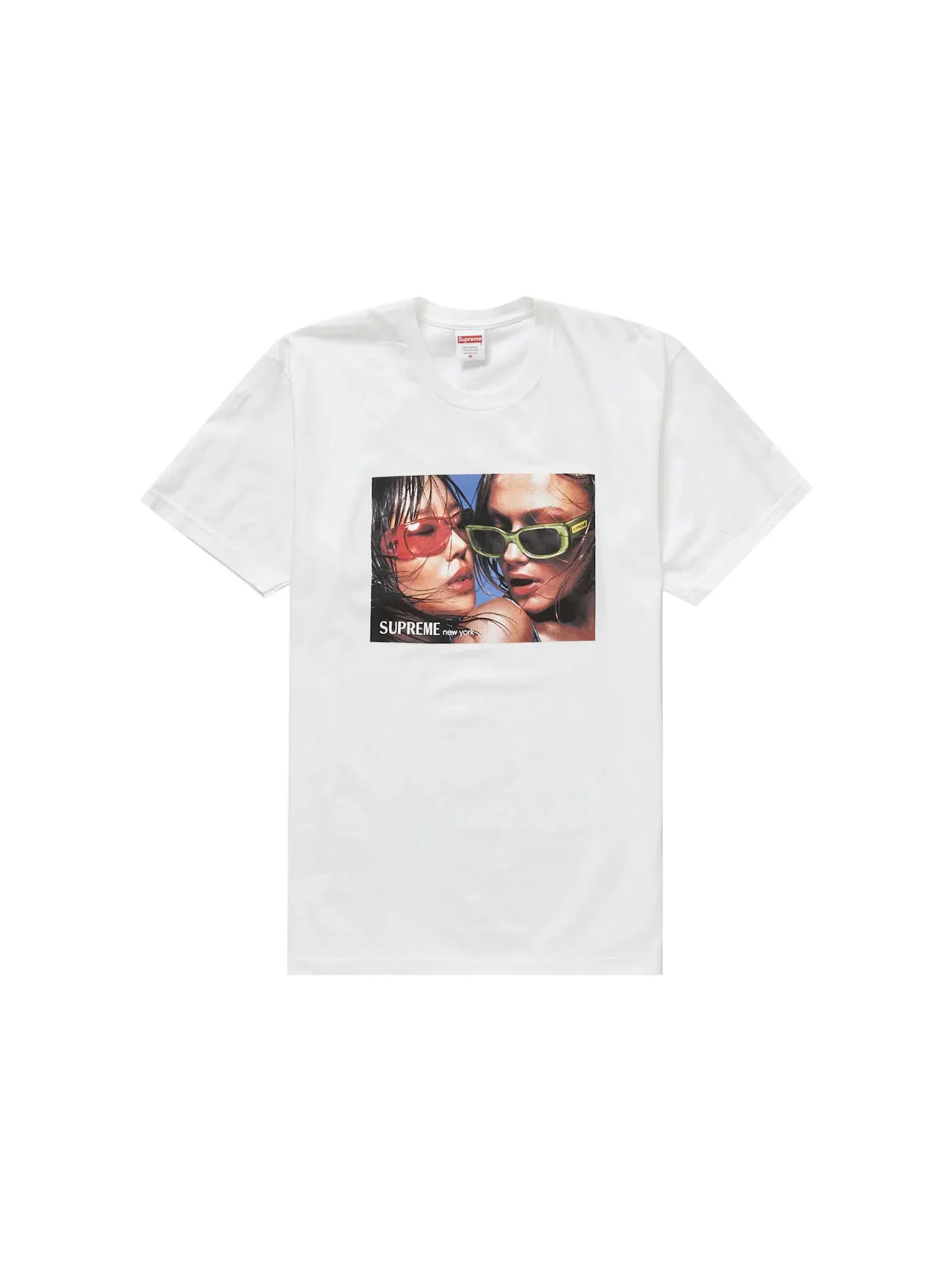 Мужская футболка с принтом Supreme Tee — изображение 1 из 1, белый