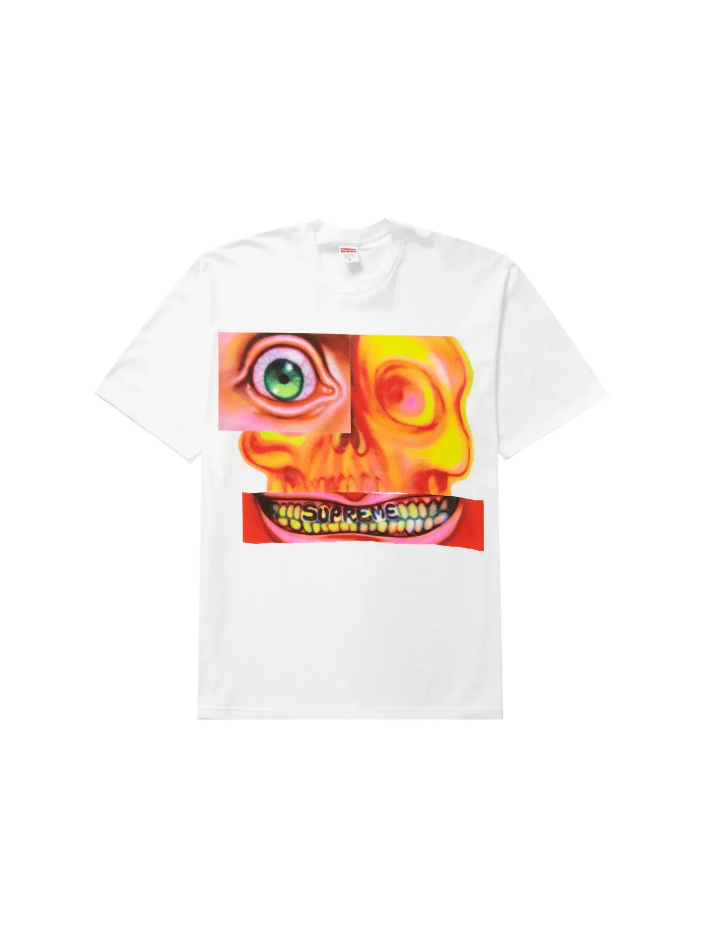 Мужская футболка с принтом Supreme Tee — изображение 1 из 1, белый