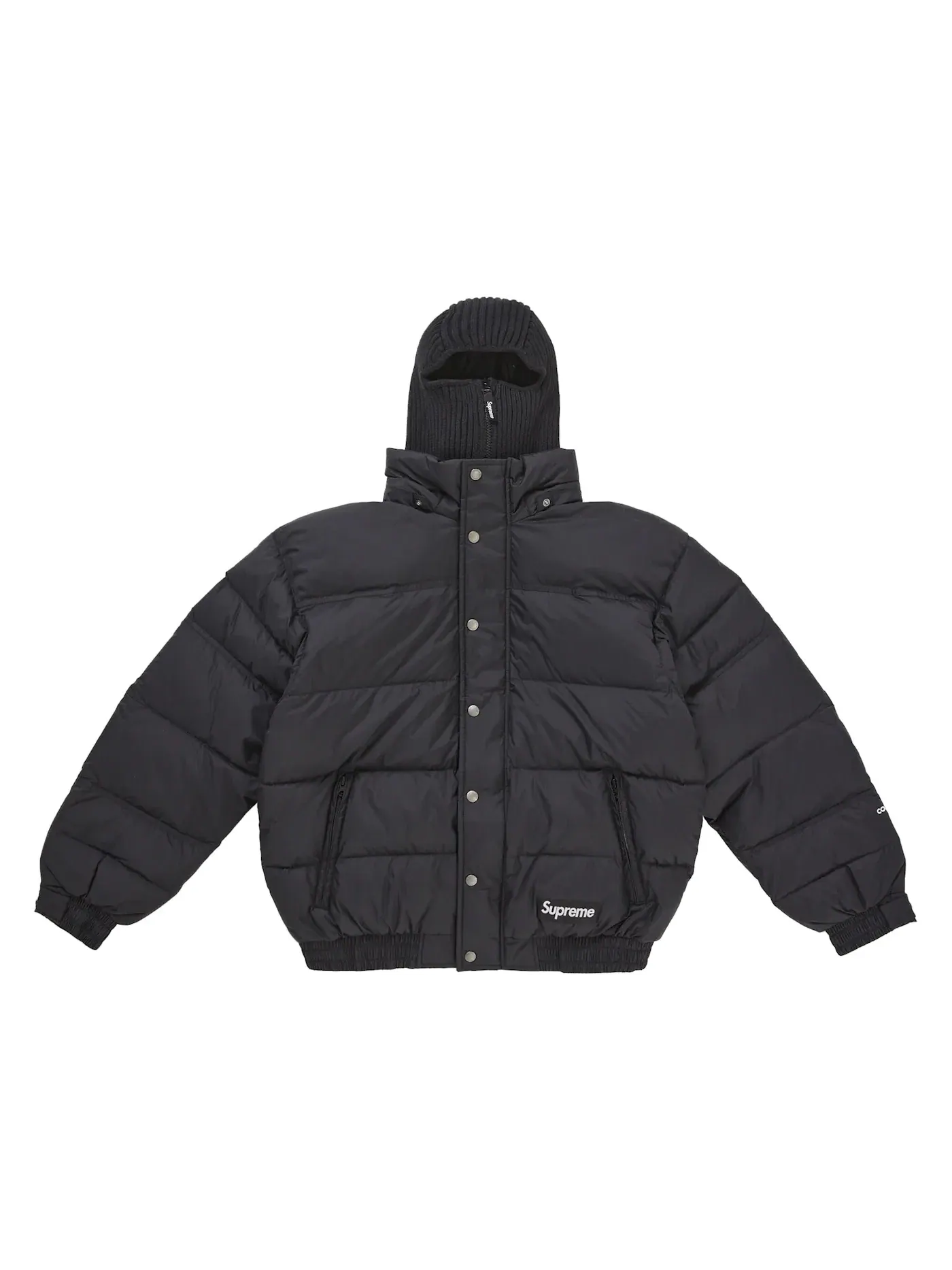 Мужская куртка-пуховик с капюшоном-маской Supreme Jacket — изображение 2 из 5, черный