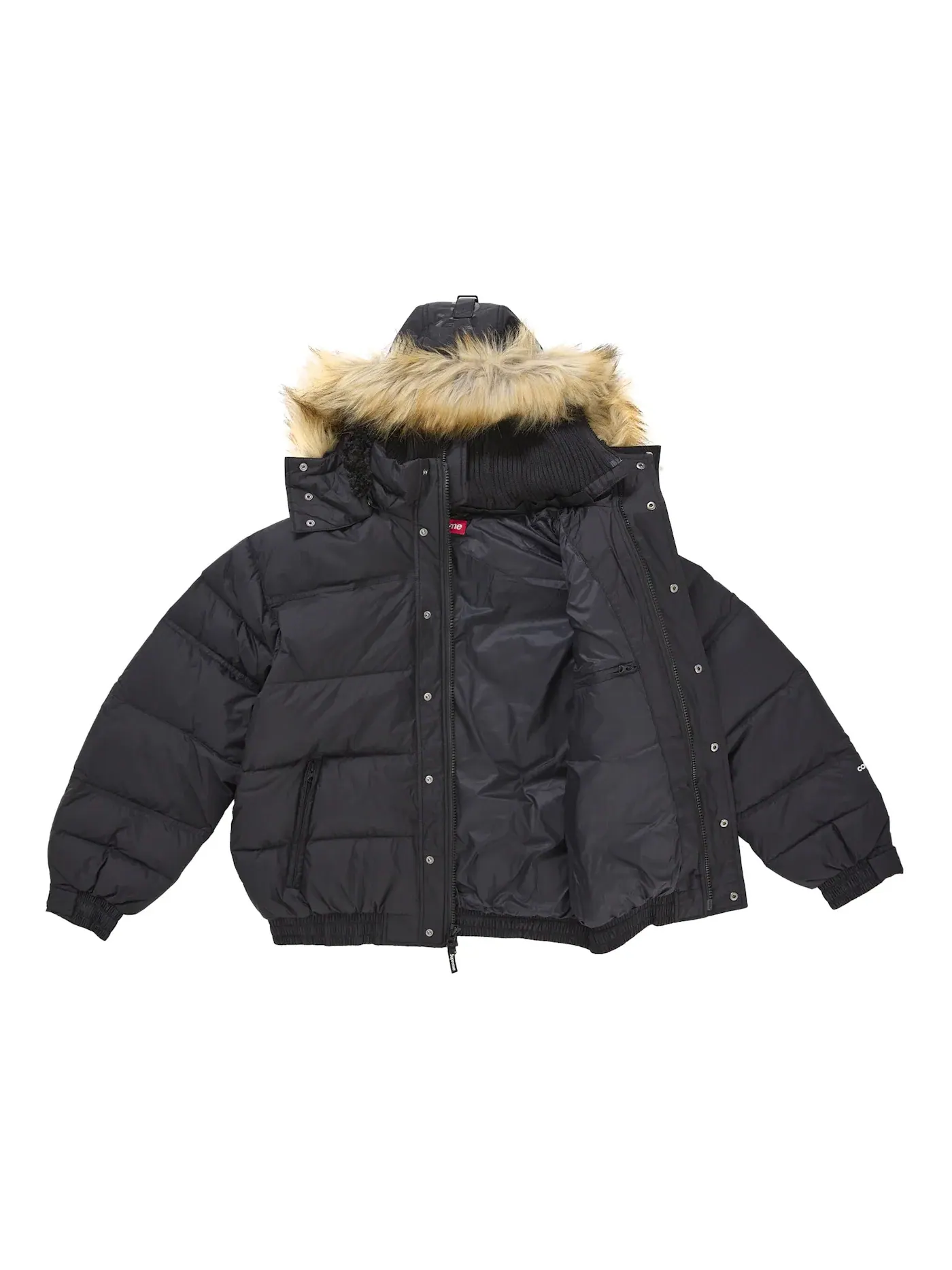 Мужская куртка-пуховик с капюшоном-маской Supreme Jacket — изображение 4 из 5, черный