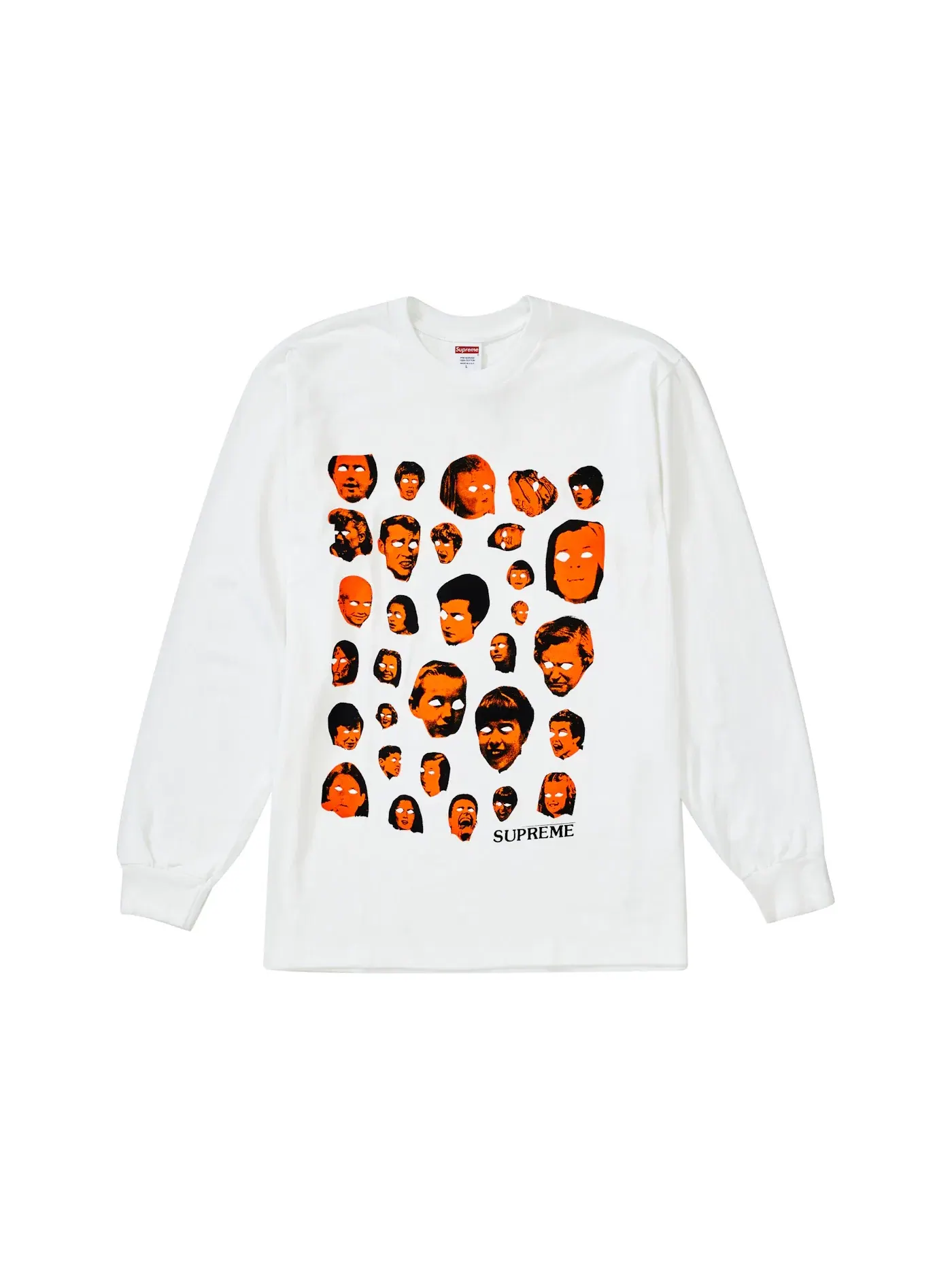 Мужская футболка с принтом L/S Tee Supreme — изображение 1 из 1, белый