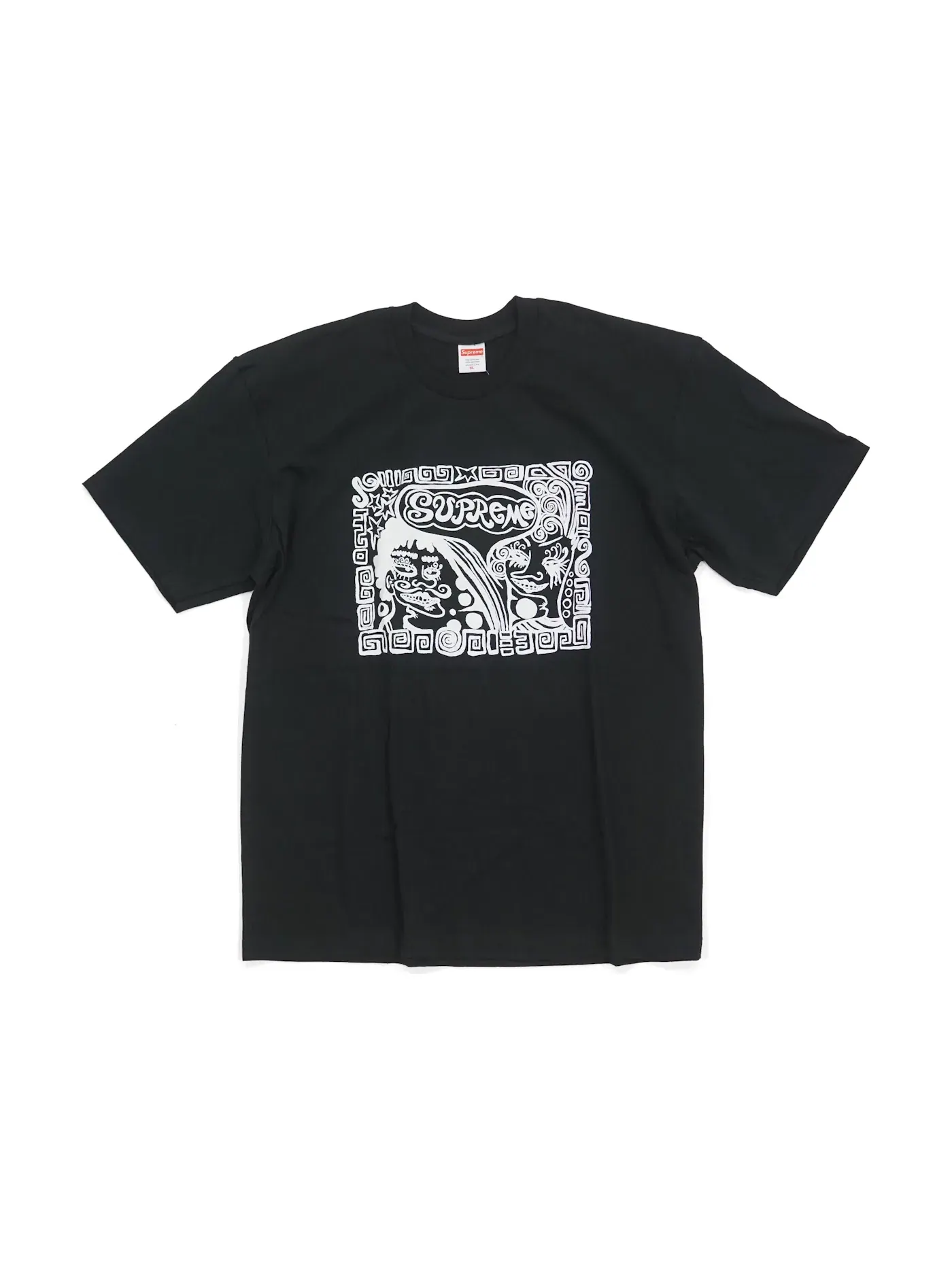 Мужская футболка с принтом Tee Supreme — изображение 1 из 1, черный