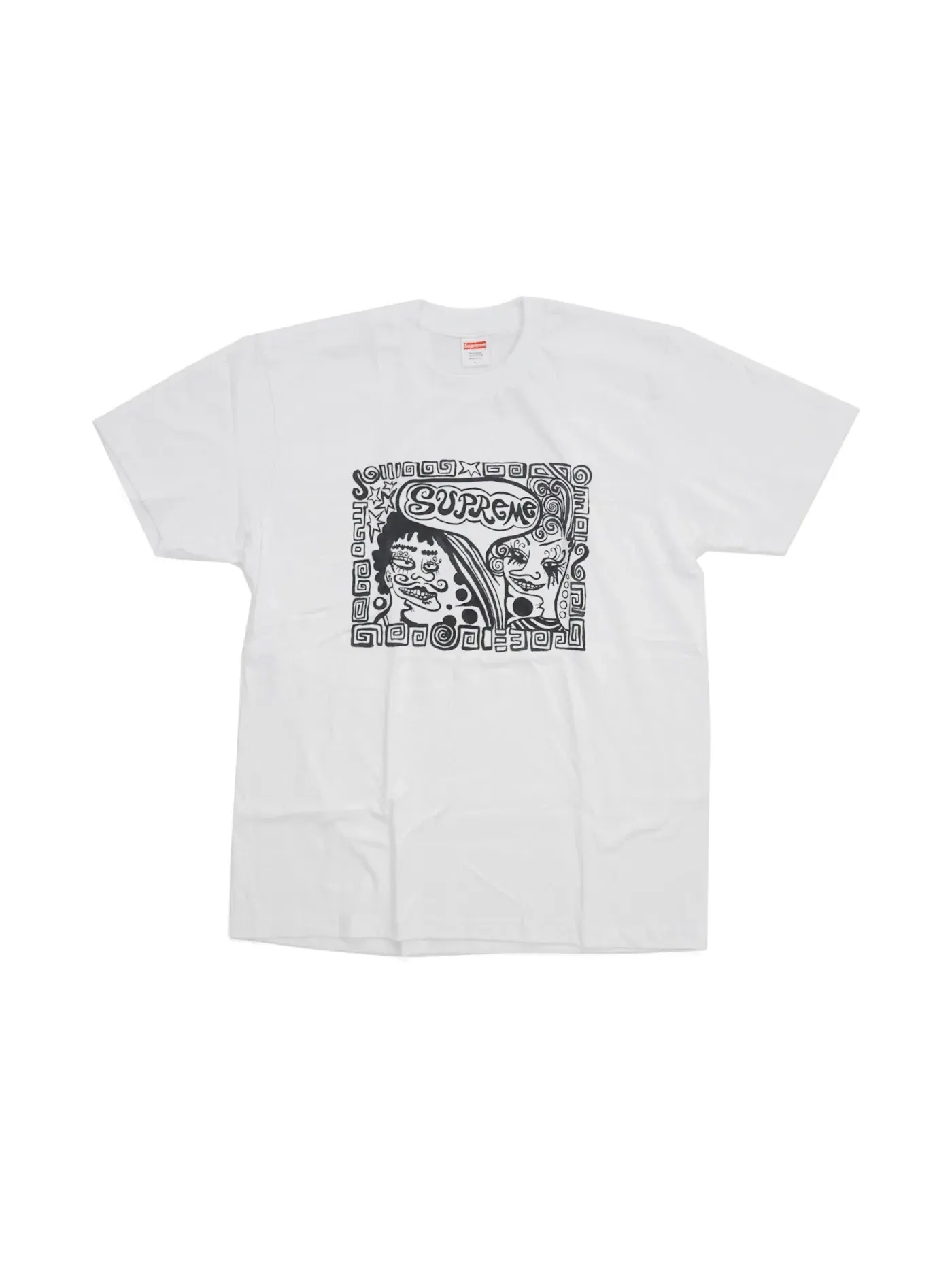Мужская футболка с принтом Supreme Tee — изображение 1 из 1, белый