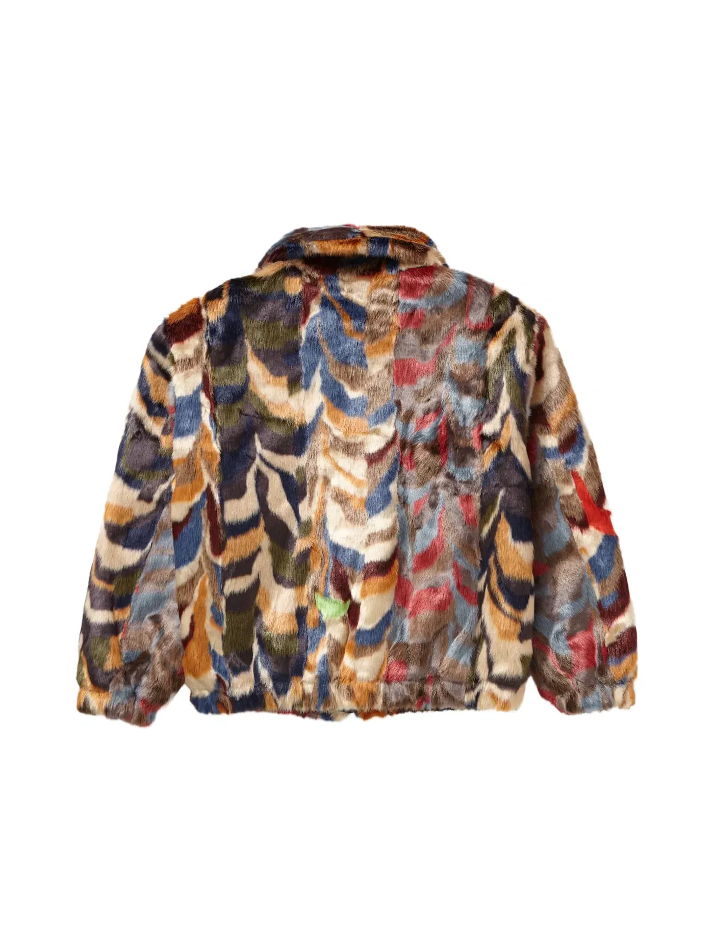 Мужская куртка-бомбер из искусственного меха Multicolor Supreme — изображение 2 из 2, мульти