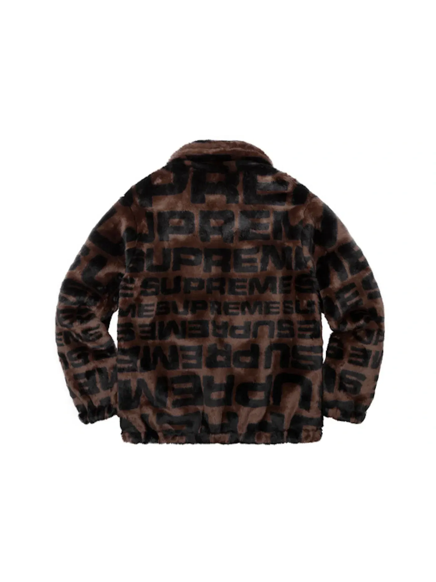 Мужская куртка-бомбер из искусственного меха Repeater Bomber Supreme — изображение 3 из 3, коричневый