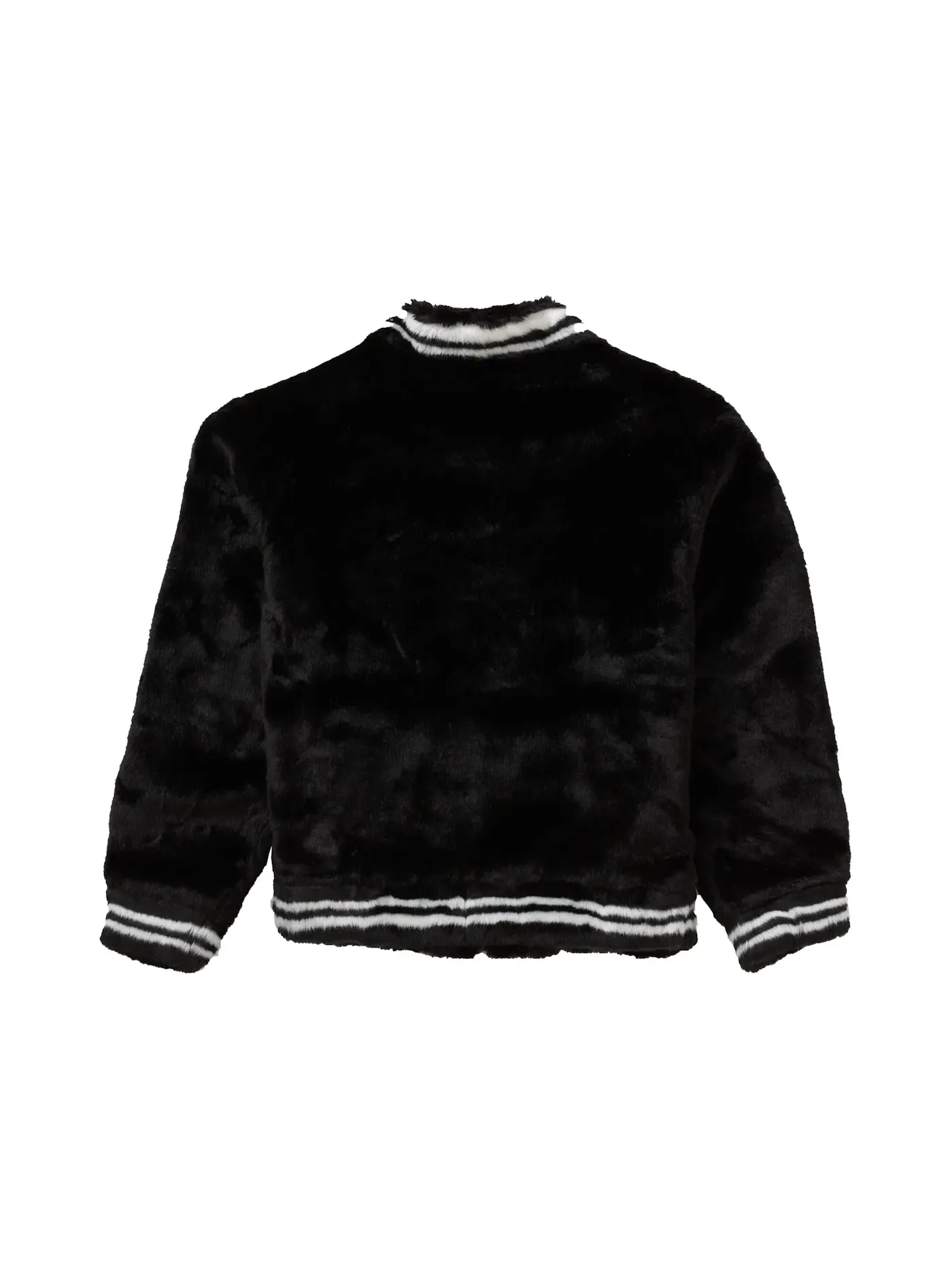 Мужская куртка-бомбер с искусственным мехом Supreme Varsity Jacket — изображение 2 из 3, черный