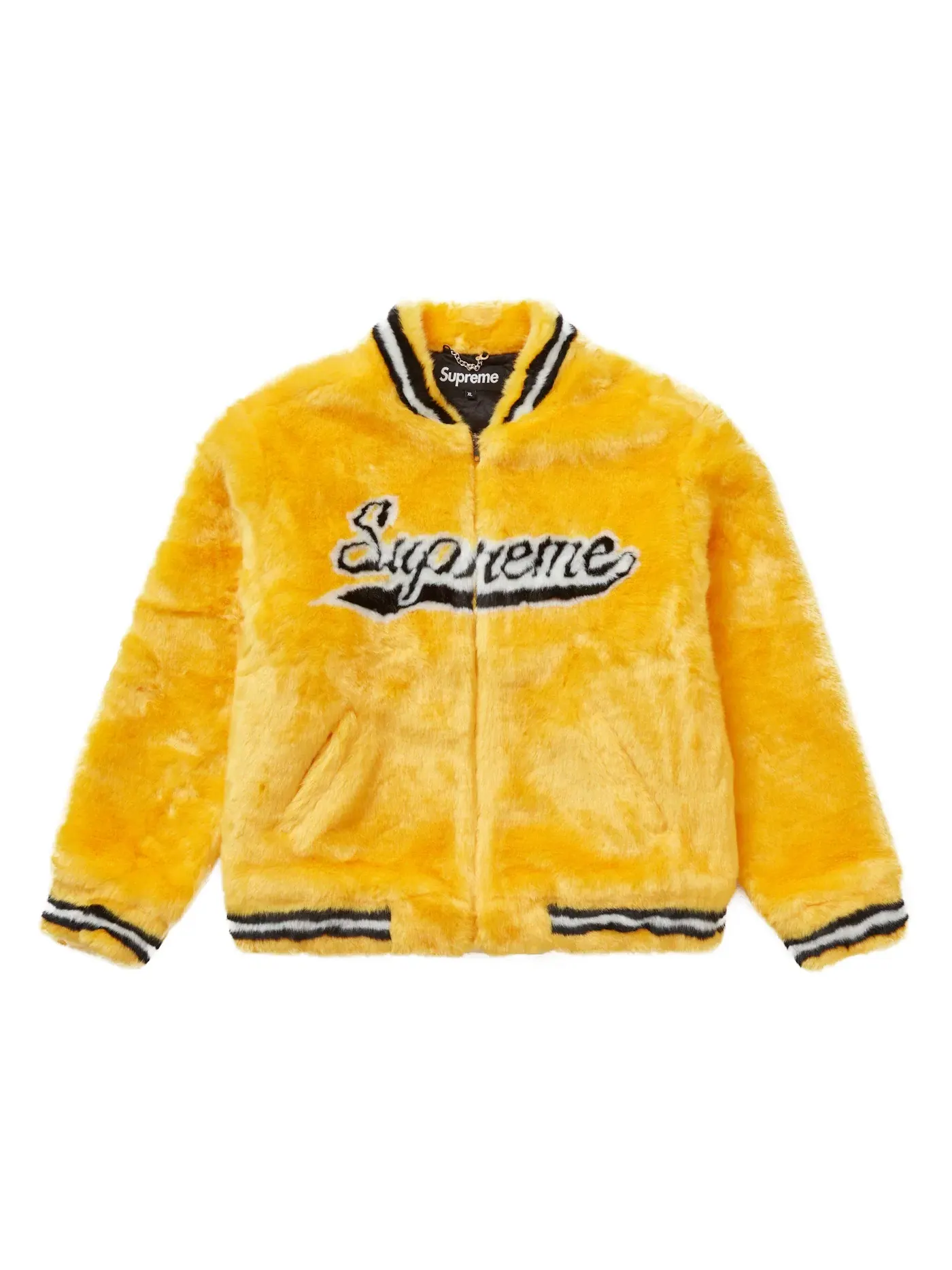 Мужская куртка-бомбер Supreme Varsity Jacket — изображение 1 из 3, желтый