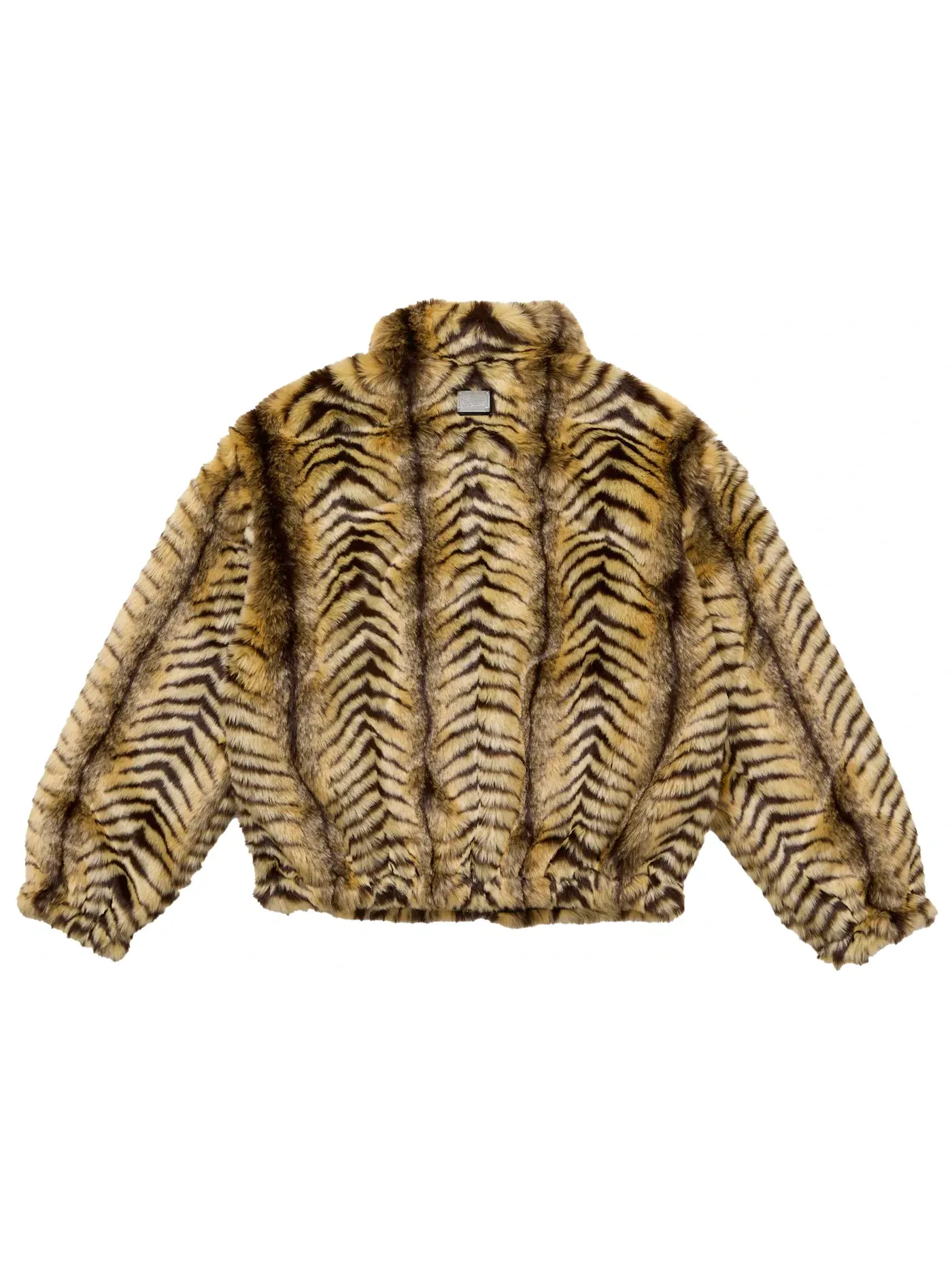 Мужская куртка-бомбер с искусственным мехом Supreme Faux Fur WINDSTOPPER Bomber Jacket — изображение 3 из 3, бежевый