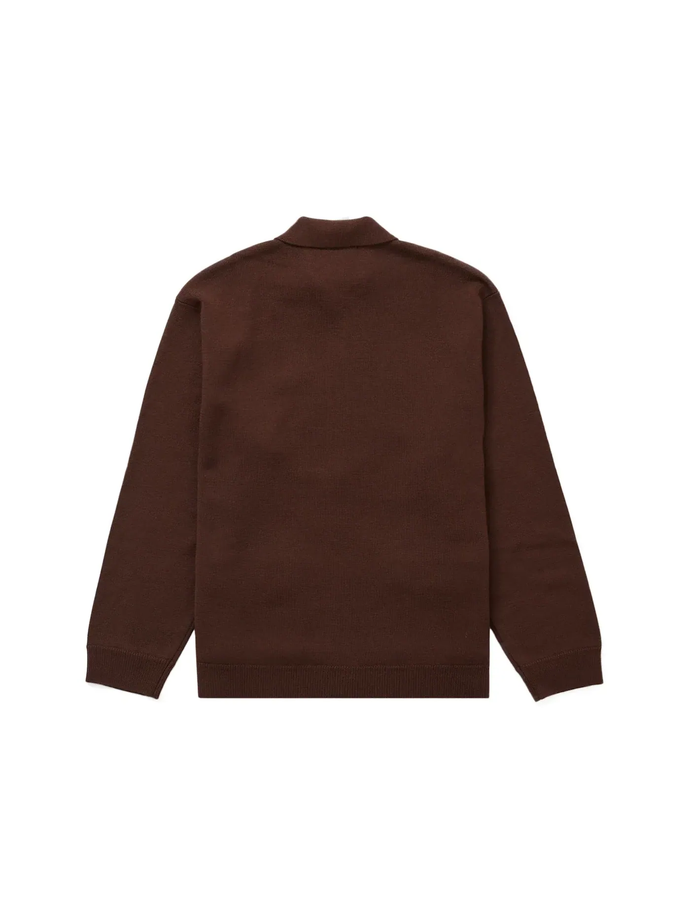Мужской кардиган из искусственного меха на молнии Cardigan Supreme — изображение 2 из 2, коричневый
