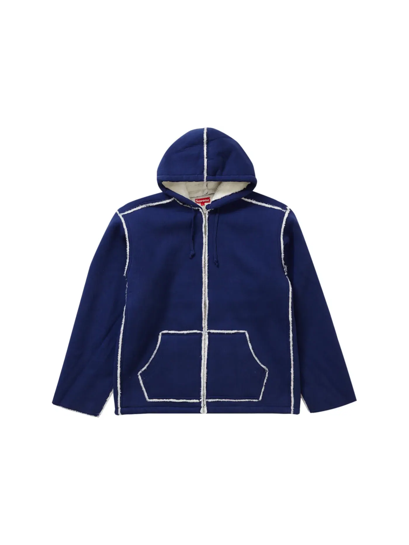 Мужская куртка с искусственным овчинным воротником Supreme Jacket — изображение 2 из 2, яркий темно-синий