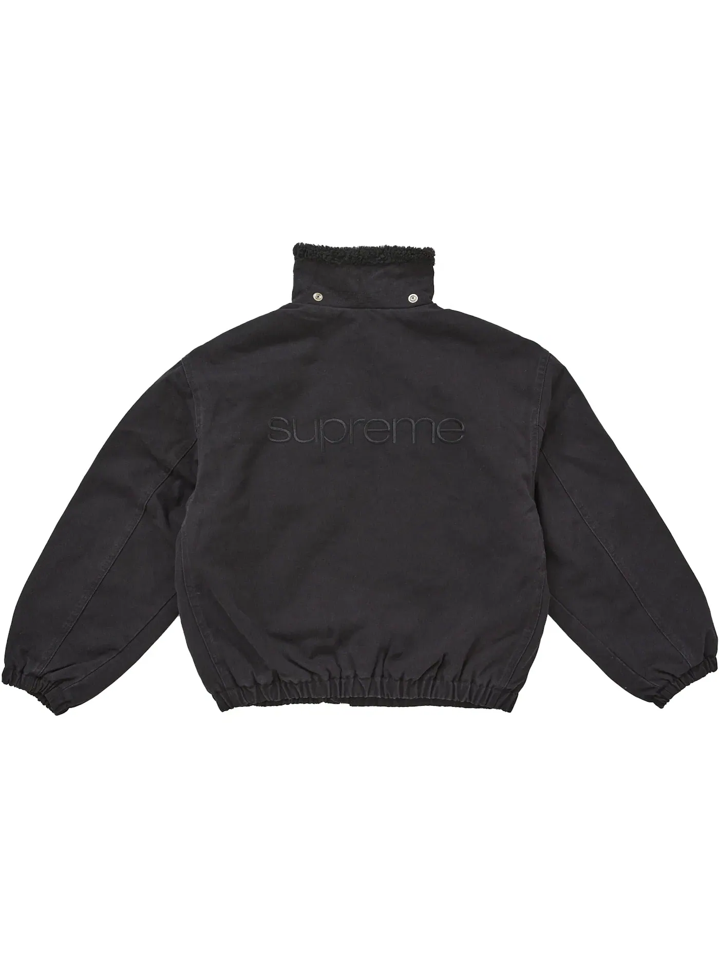 Мужская куртка-бомбер с подкладкой из искусственного каракуля Supreme Jacket (FW25) — изображение 5 из 5, черный