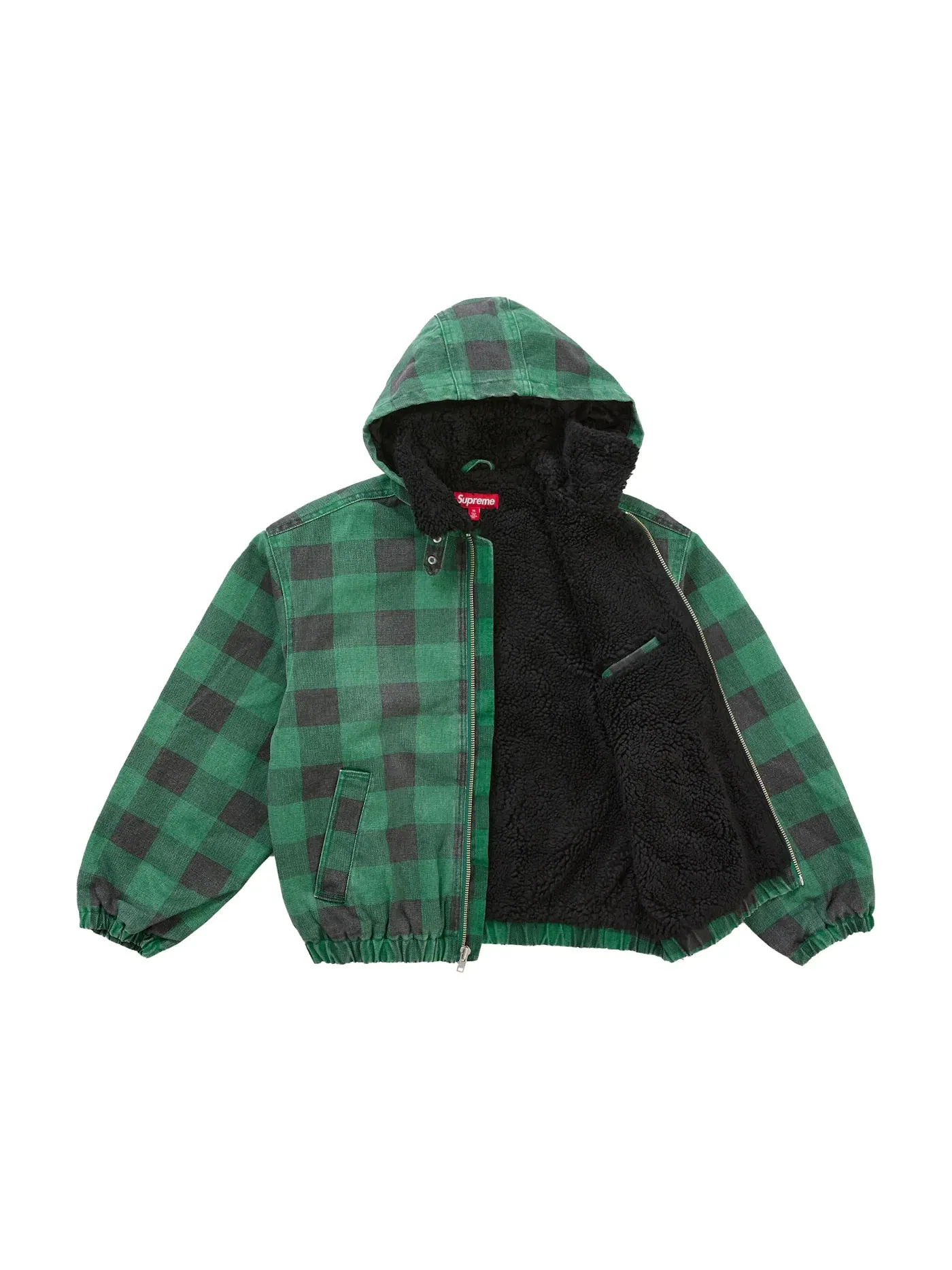Мужская куртка-бомбер с принтом в клетку Jacket (FW25) Supreme — изображение 2 из 5, клетчатый