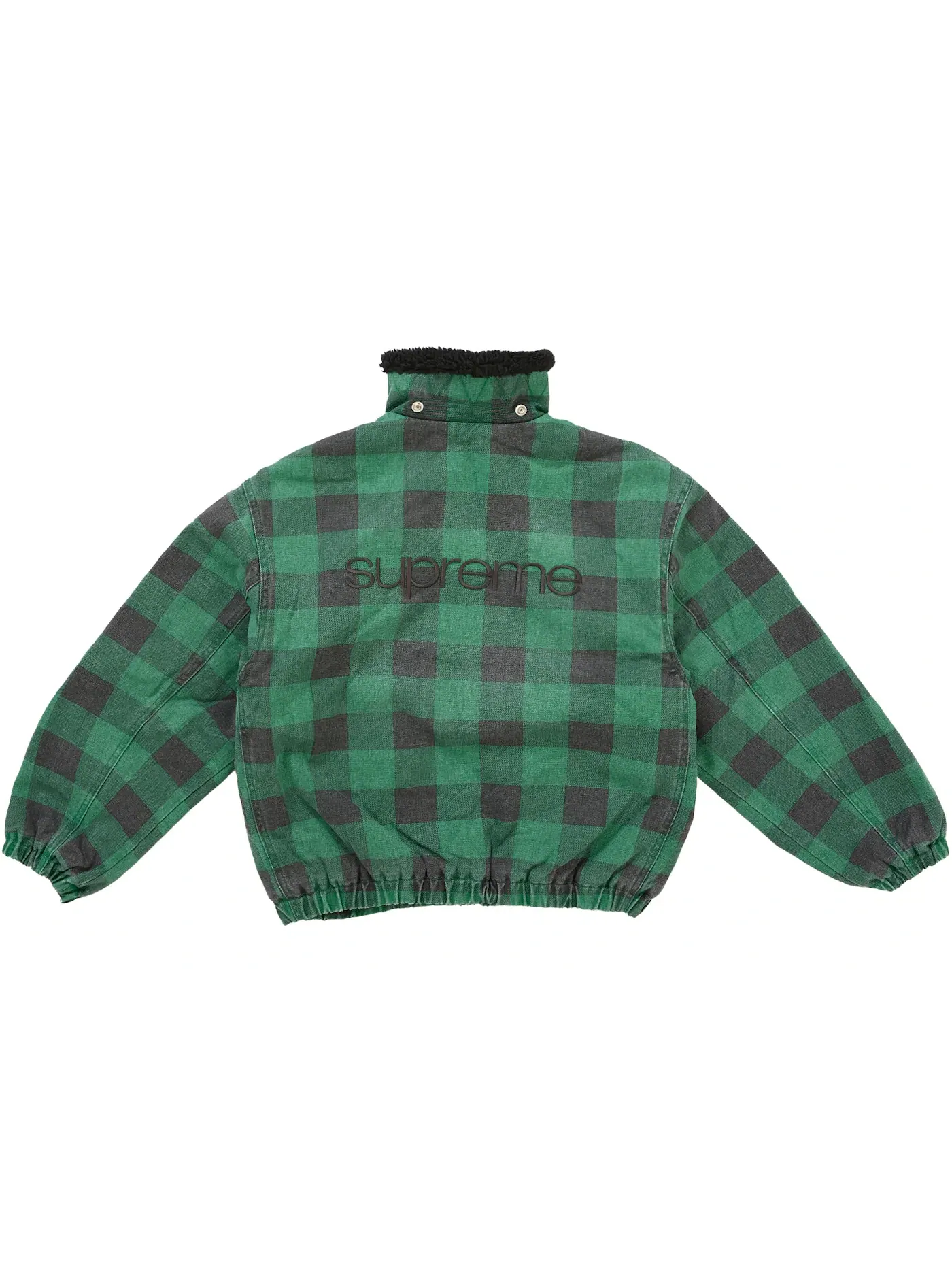 Мужская куртка-бомбер с принтом в клетку Jacket (FW25) Supreme — изображение 4 из 5, клетчатый