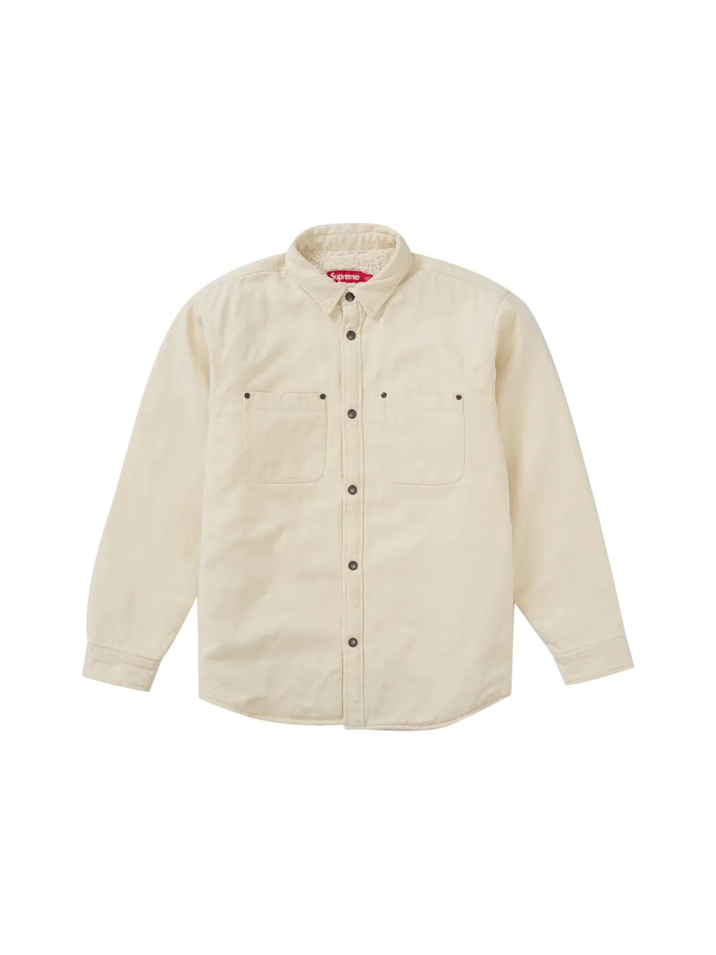 Мужская рубашка с подкладкой из искусственного меха Supreme Shirt — изображение 1 из 3, прозрачный