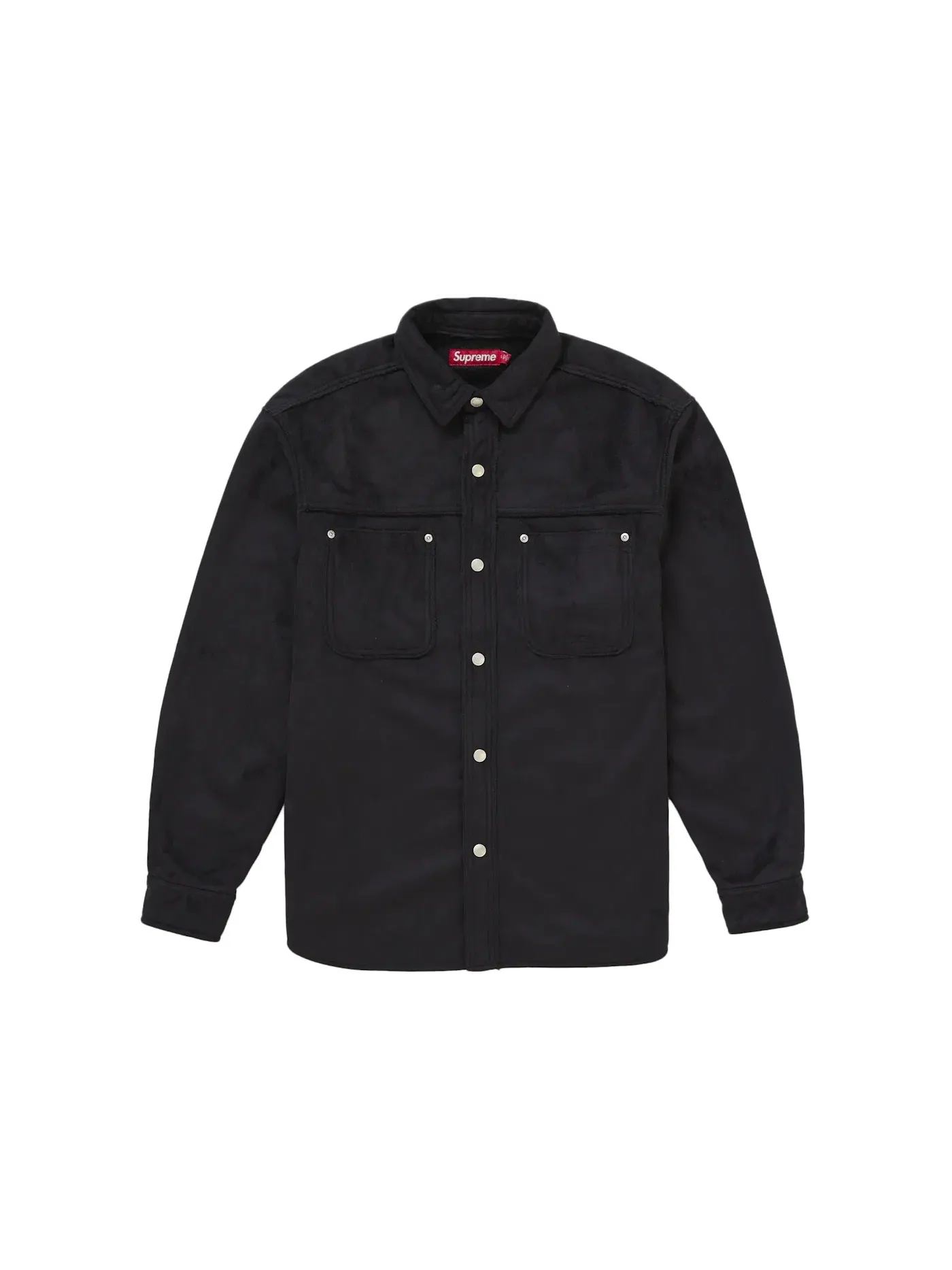 Мужская рубашка из искусственной замши Supreme Shirt — изображение 1 из 3, черный