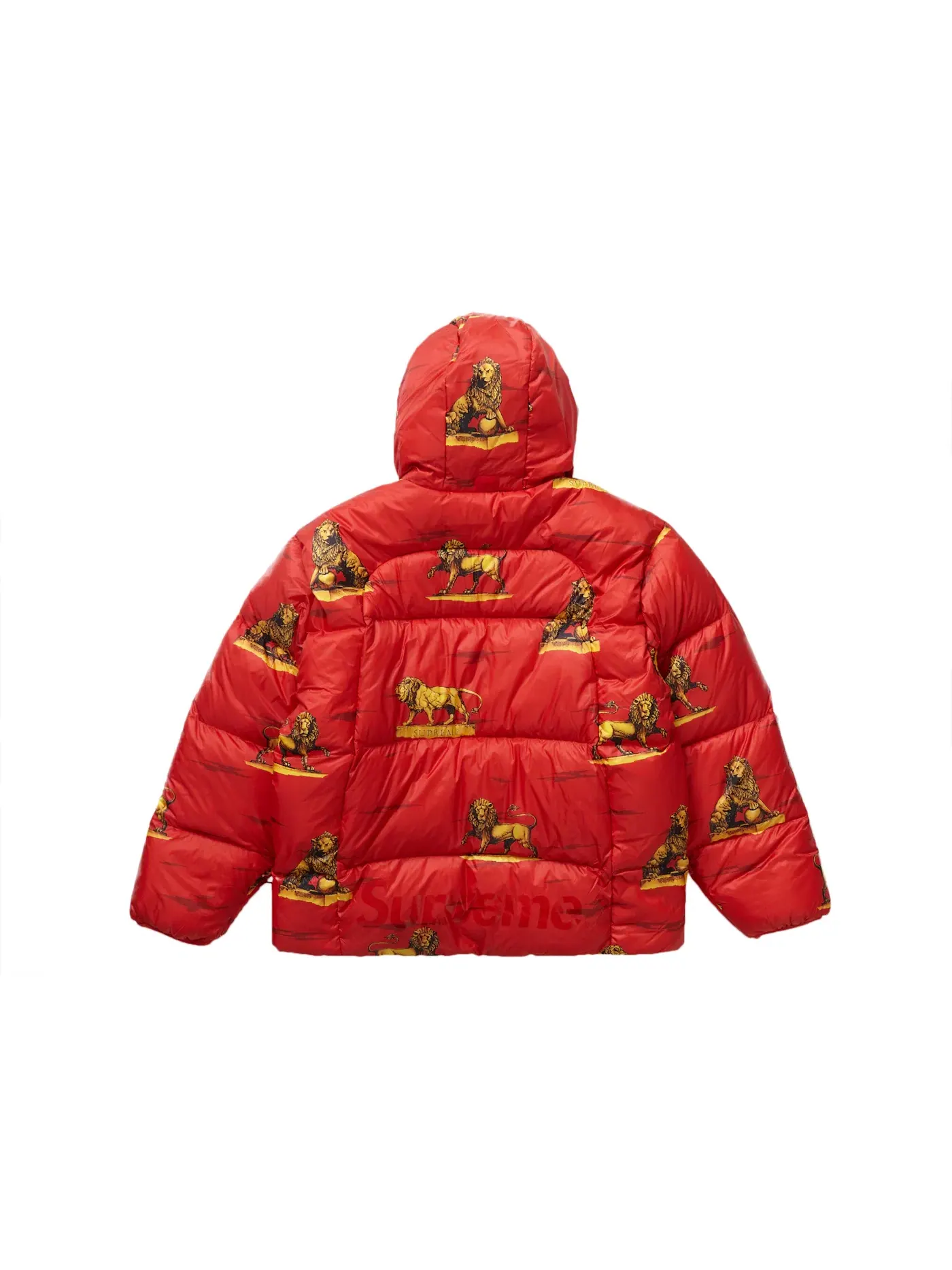 Мужская куртка-пуховик с принтом Supreme Lions Jacket, Lions — изображение 2 из 5