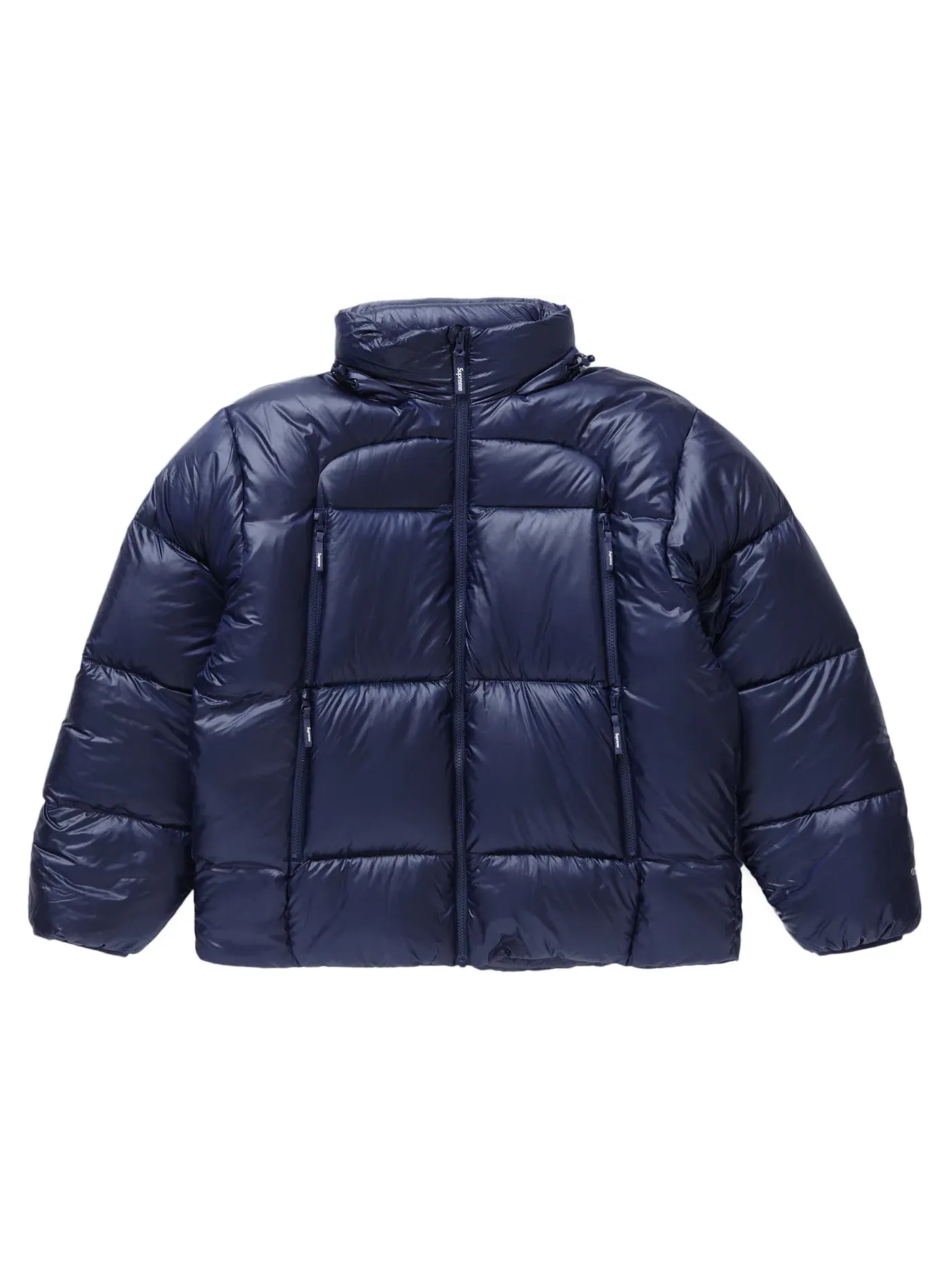 Мужская пуховая куртка с наполнителем Supreme Featherweight Down Puffer Jacket — изображение 3 из 5, темно-синий