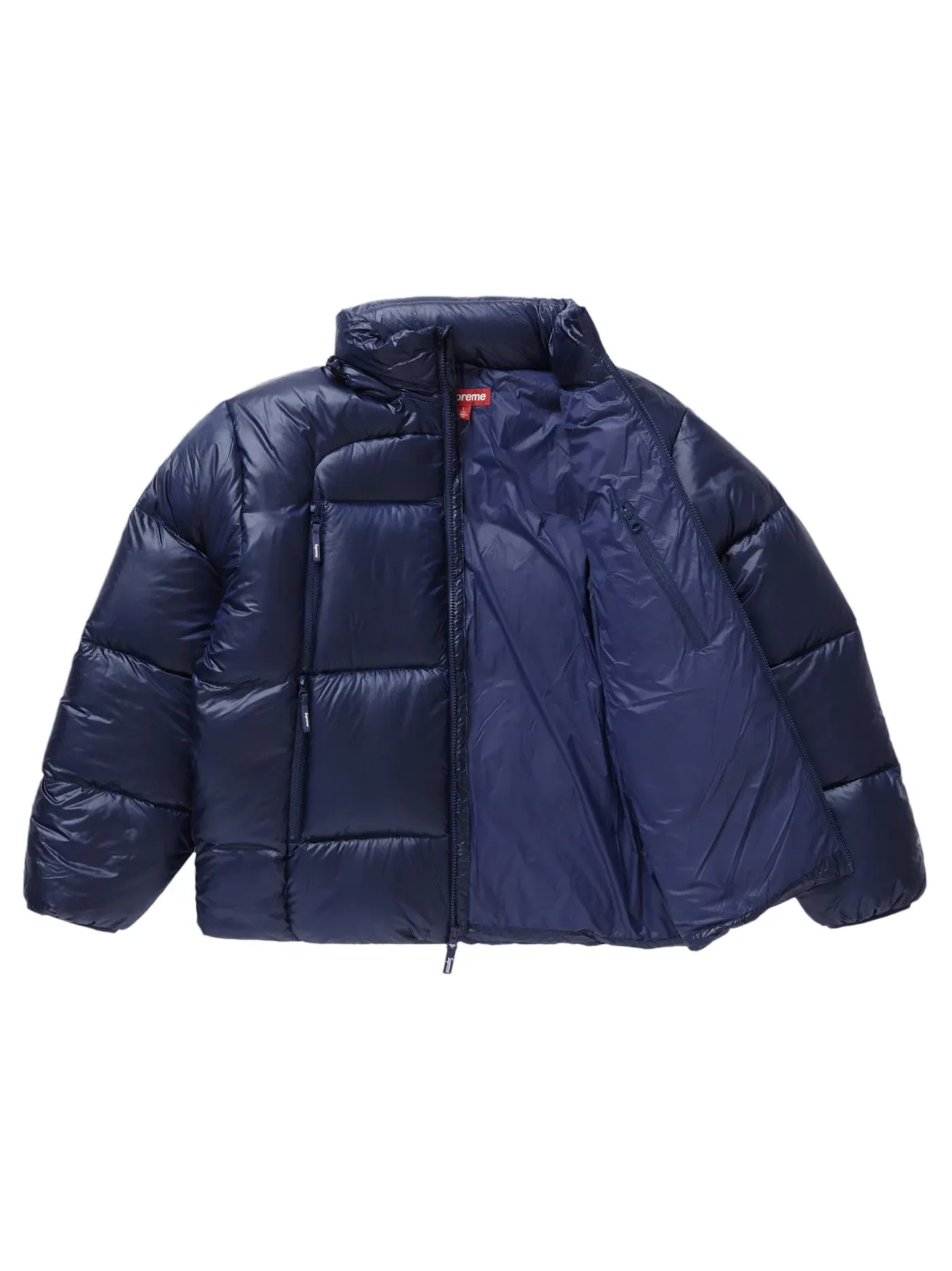 Мужская пуховая куртка с наполнителем Supreme Featherweight Down Puffer Jacket — изображение 4 из 5, темно-синий