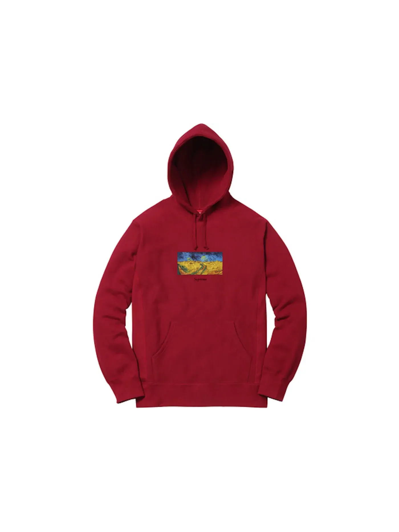 Мужской худи с капюшоном Supreme Sweatshirt — изображение 1 из 1, красный