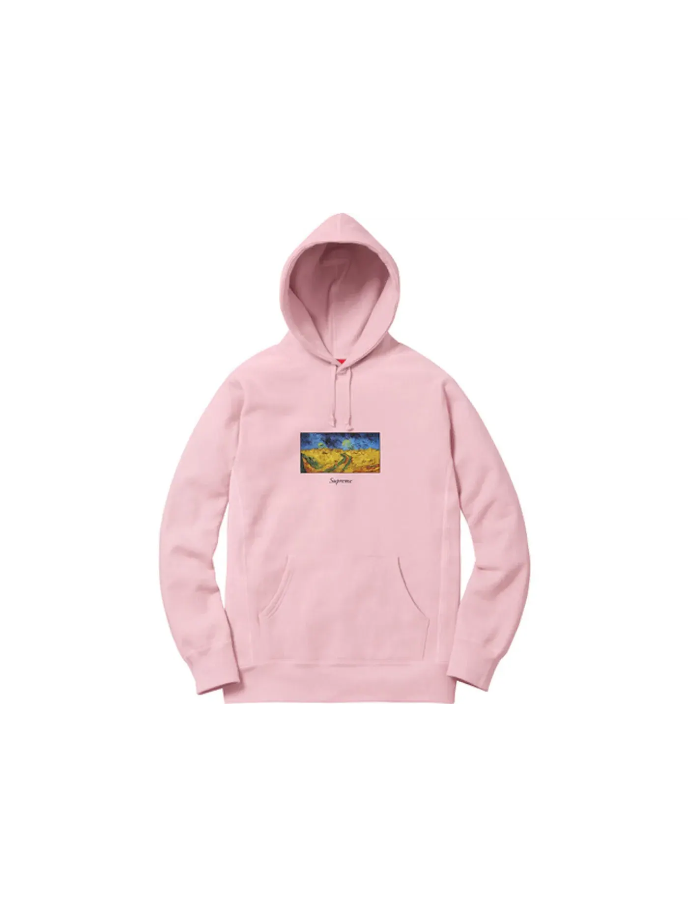 Мужская худи с капюшоном Supreme Sweatshirt — изображение 1 из 1, розовый