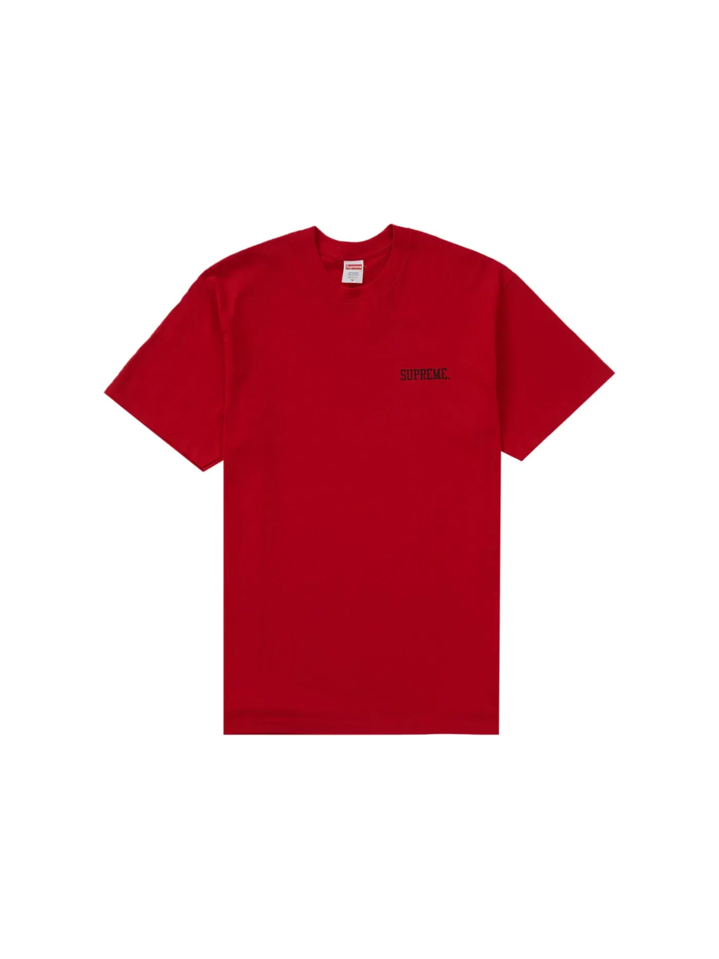 Мужская футболка с принтом Supreme Tee — изображение 2 из 2, красный