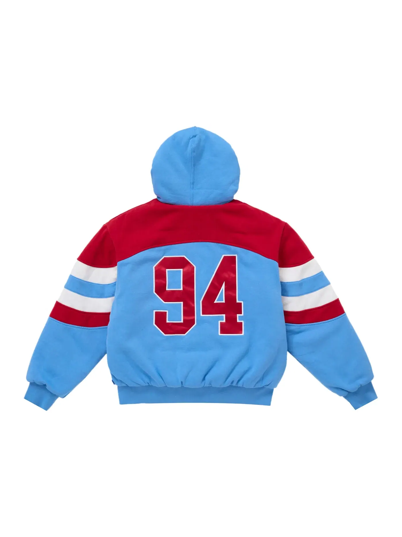 Мужская худи на молнии с набивным принтом Supreme Sweatshirt — изображение 3 из 3, синий