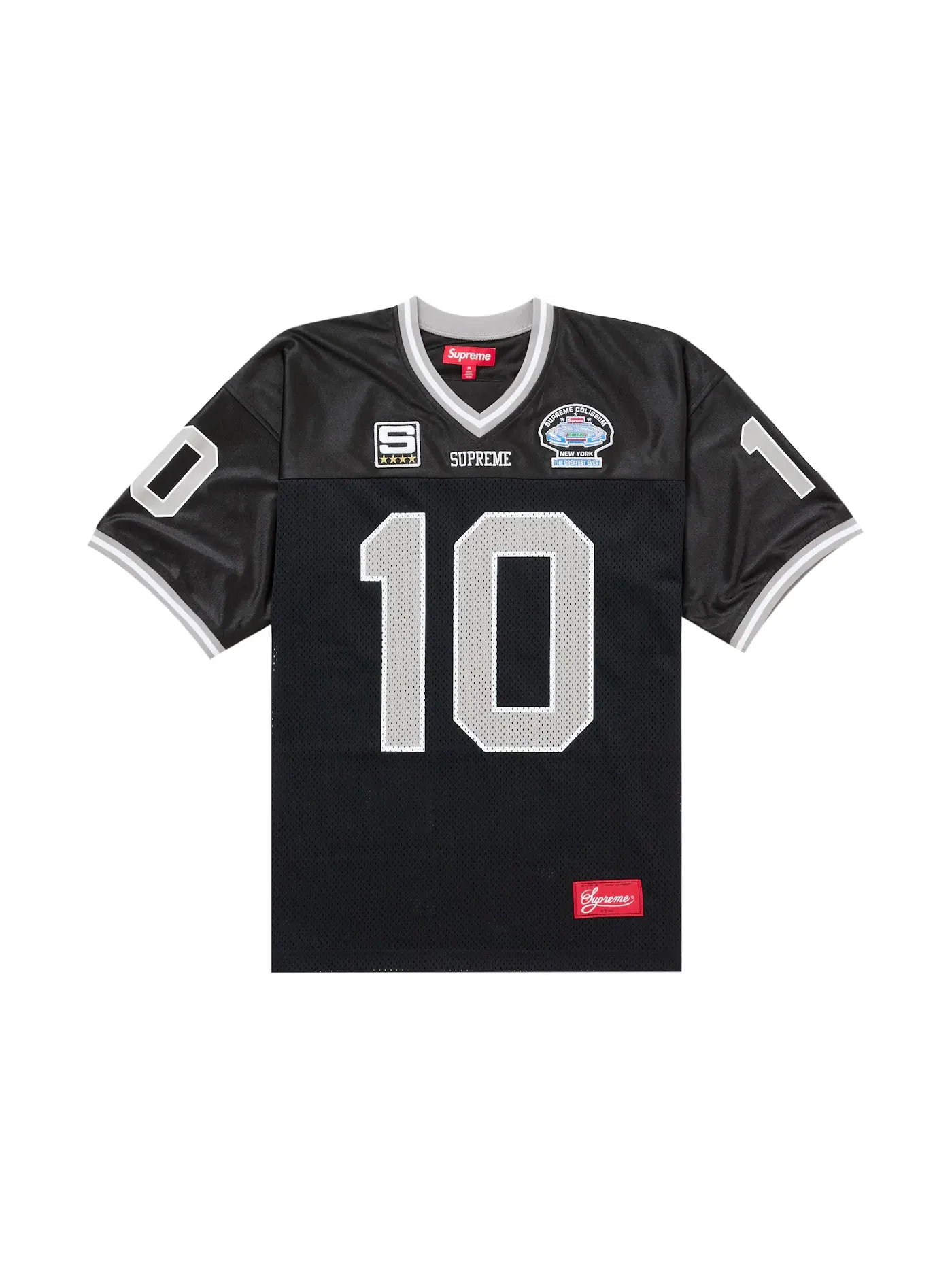 Мужская футбольная джерси с надписью Jersey Supreme — изображение 1 из 2, черный