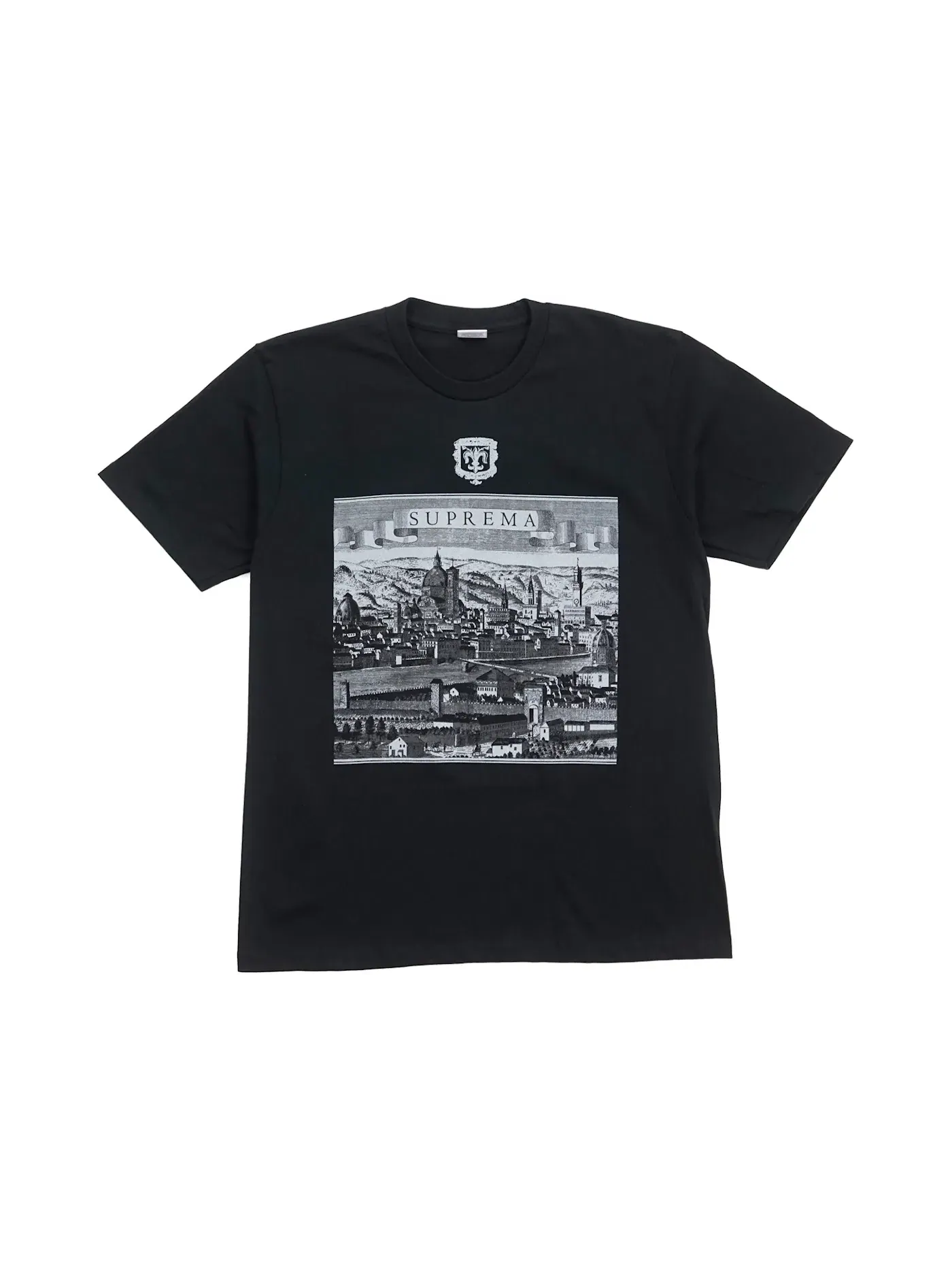 Мужская футболка с принтом Supreme Tee — изображение 1 из 1, черный