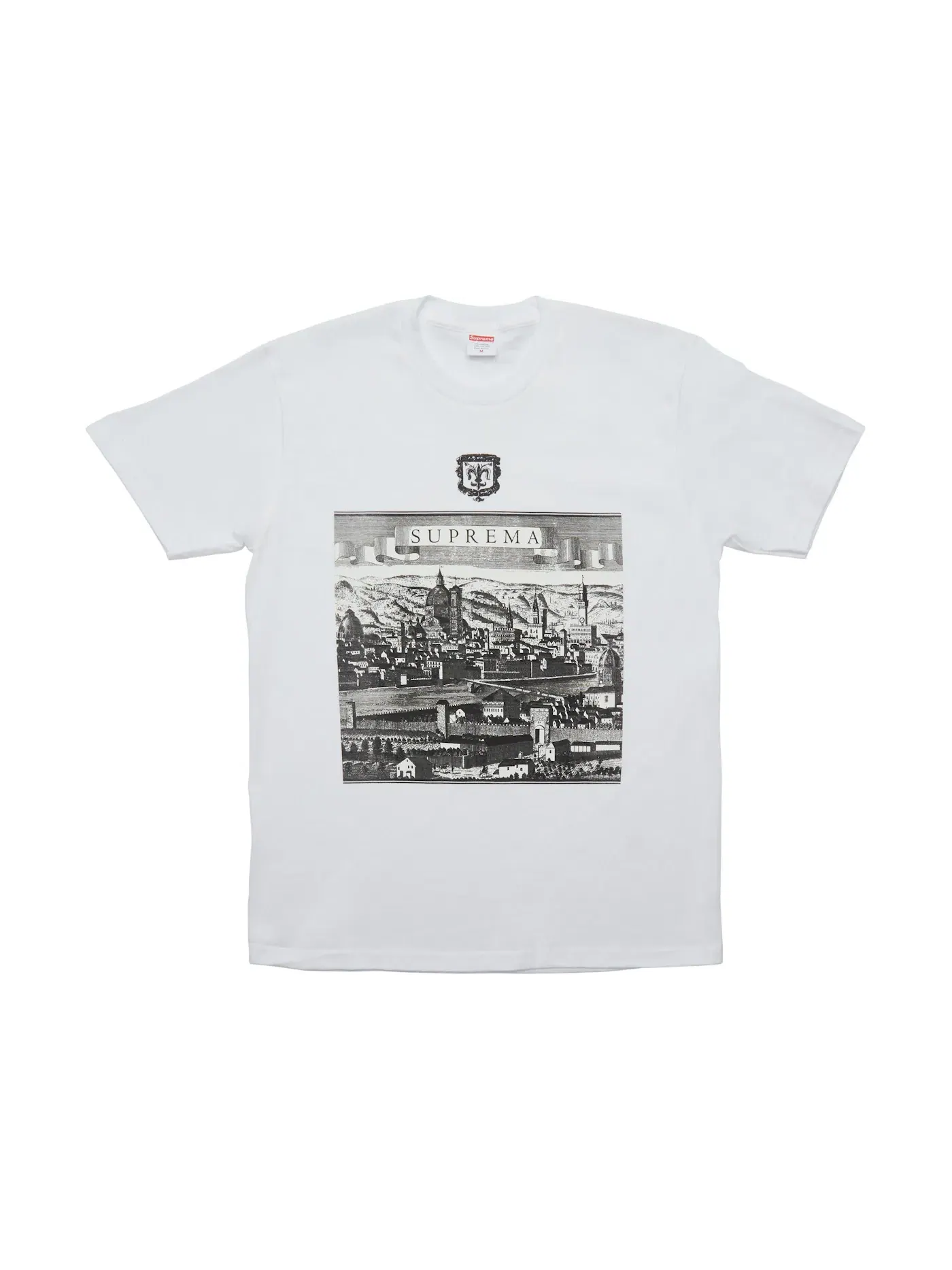 Мужская футболка с принтом Fiorenza Tee Supreme — изображение 1 из 1, белый
