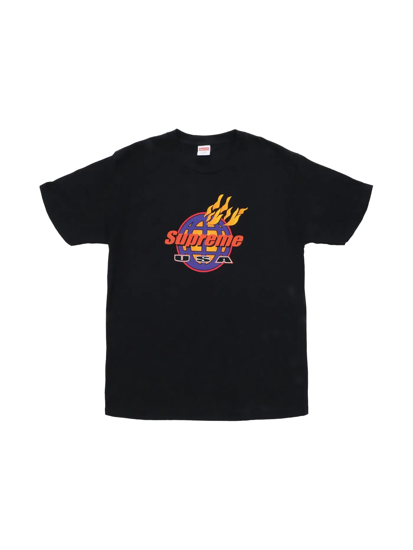 Мужская футболка с принтом Supreme Tee — изображение 1 из 2, черный