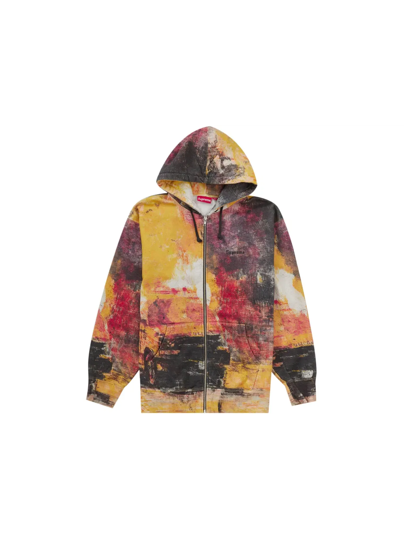 Мужская худи на молнии Supreme Fire Zip Up Hooded Sweatshirt — изображение 1 из 2, мульти