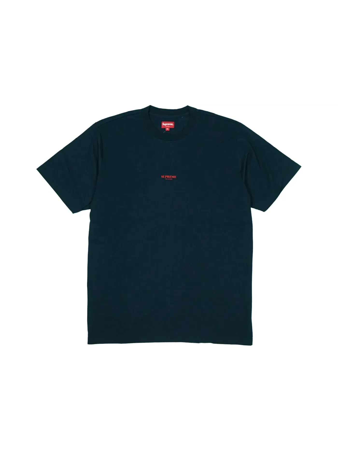 Мужская футболка с принтом Supreme First & Best Tee — изображение 1 из 1, темно-синий