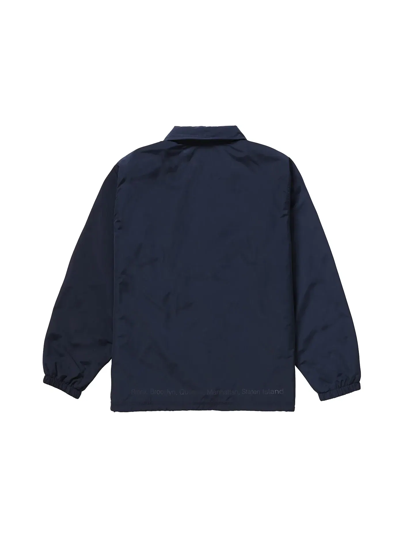 Мужская куртка без рукавов Supreme Five Boroughs Coaches Jacket — изображение 2 из 2, темно-синий