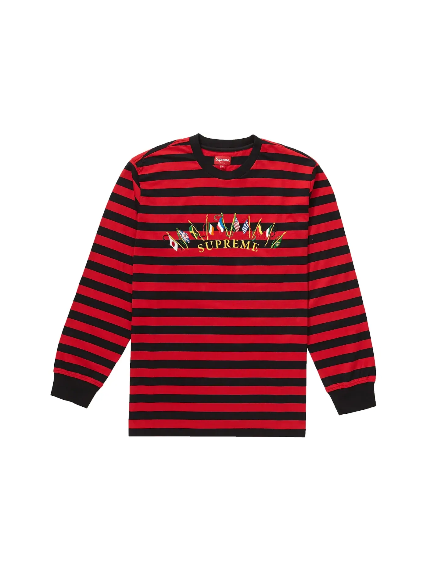 Мужская футболка с длинным рукавом Supreme L/S Top — изображение 1 из 1, красный